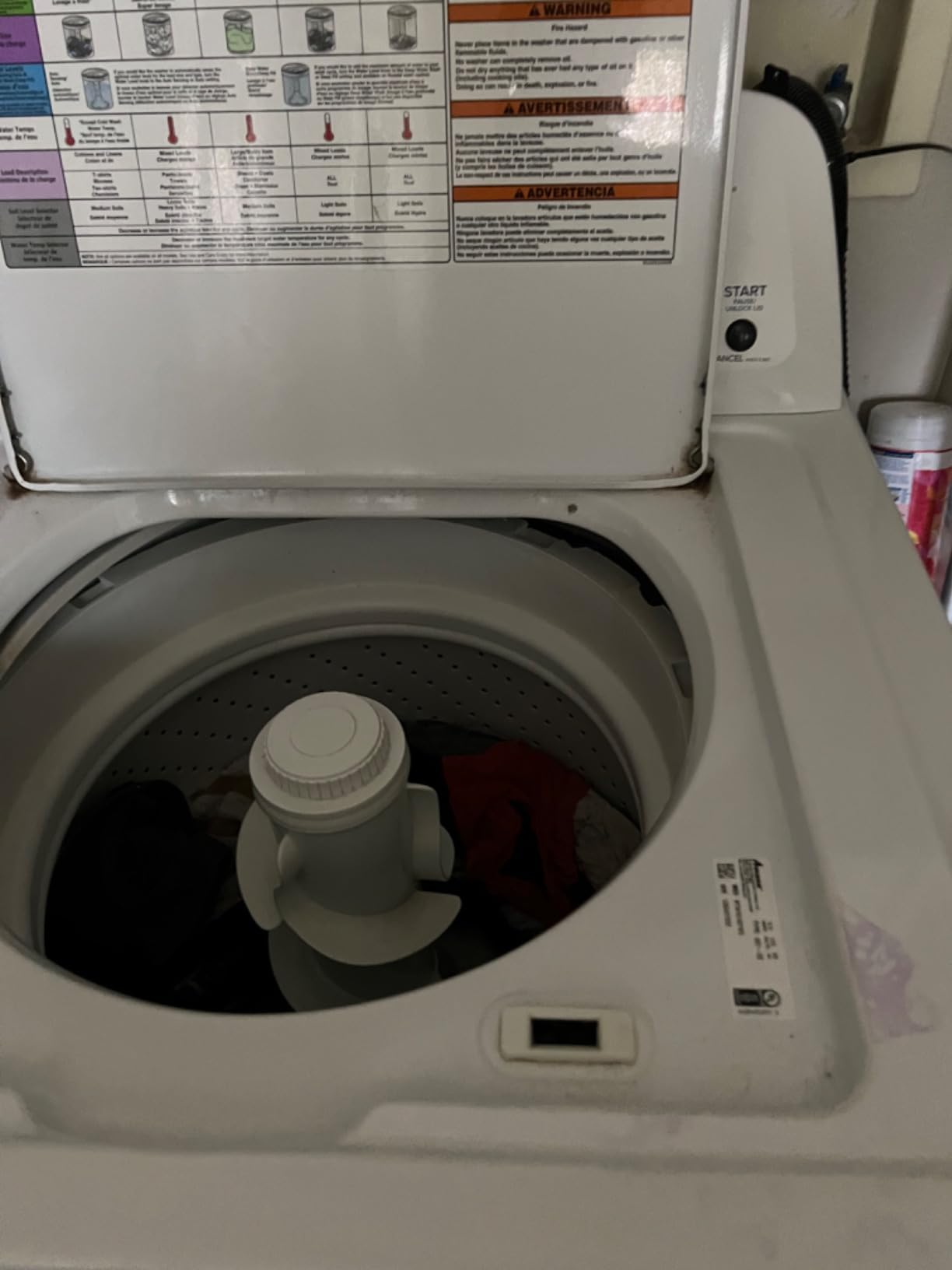 Amana NTW4516FW 3.5 Cu. Ft. White Top Load Washer customer photo 2