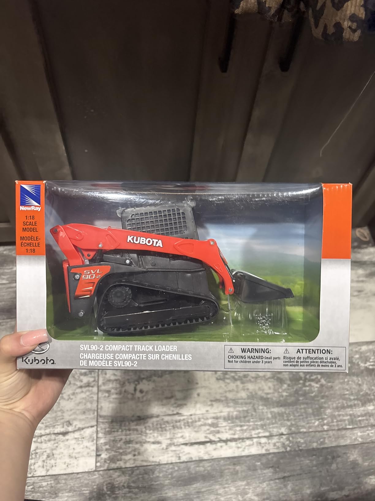 New Ray Mini Chargeuse Kubota SVL90 1/18° -33173 SS Toy, Multi-Coloured customer photo 1