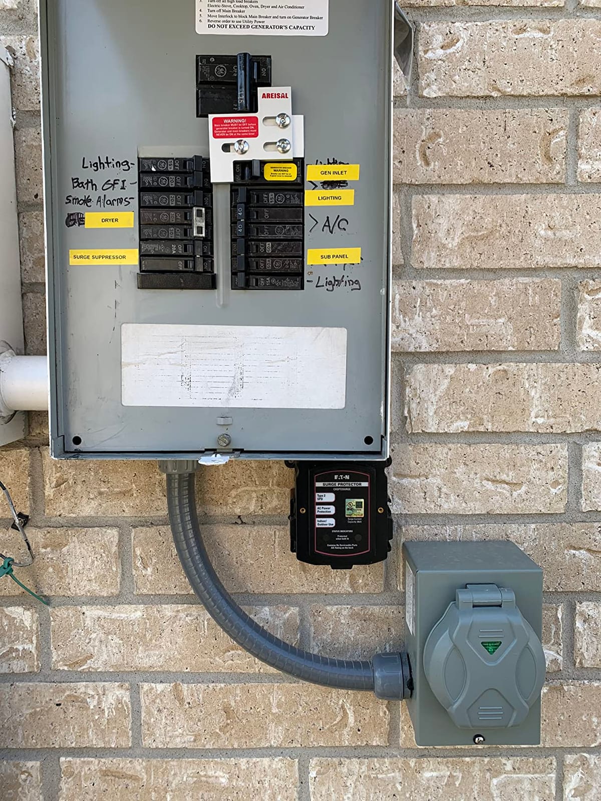 Eaton CHSPT2SURGE SPD Type 2 Chsp Whole Home Surge Protector, Nema 4, Single Phase, 120/240 Volts, Ul 1449 3Rd Edition customer photo 1