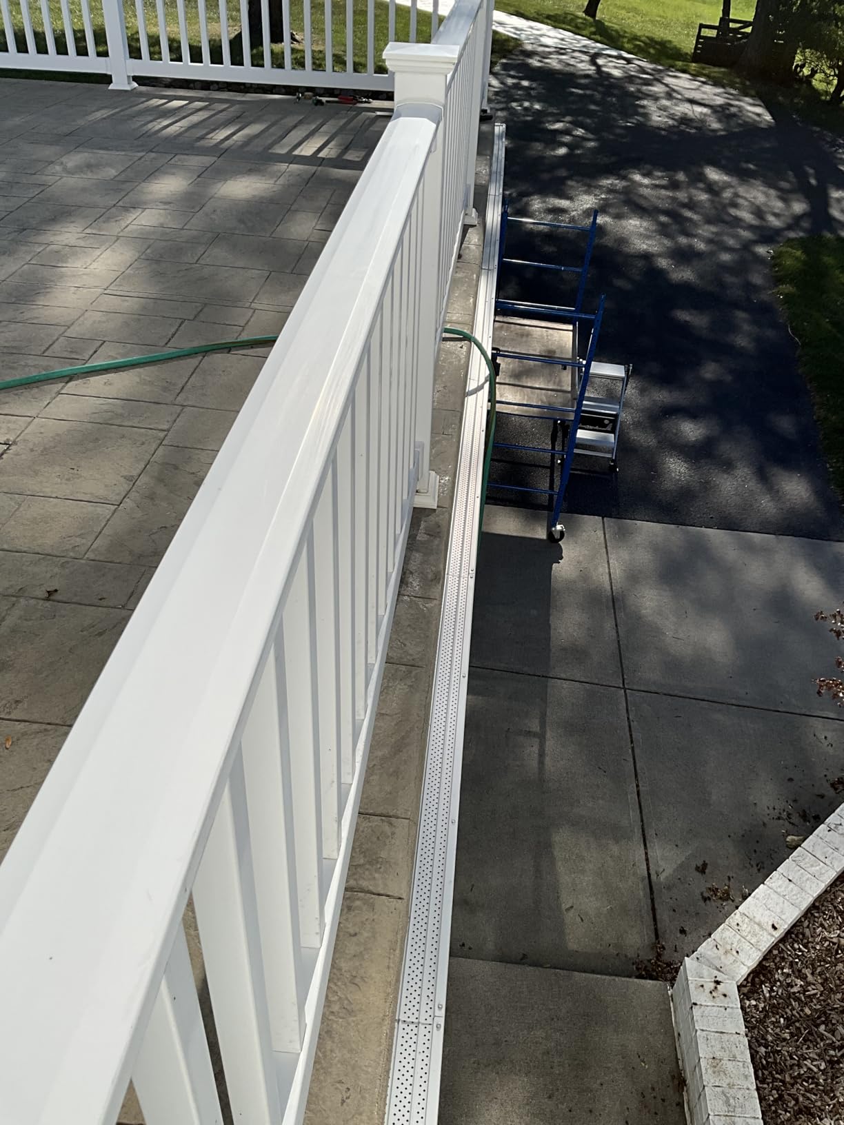 FlowGuard Gutter Guard, USA Made Professional DIY 5 Inch 50-Year Gutter Cover Leaf Protection System - Thermal Thaw Black - Aluminum - 102 Feet - by FlexxPoint customer photo 1