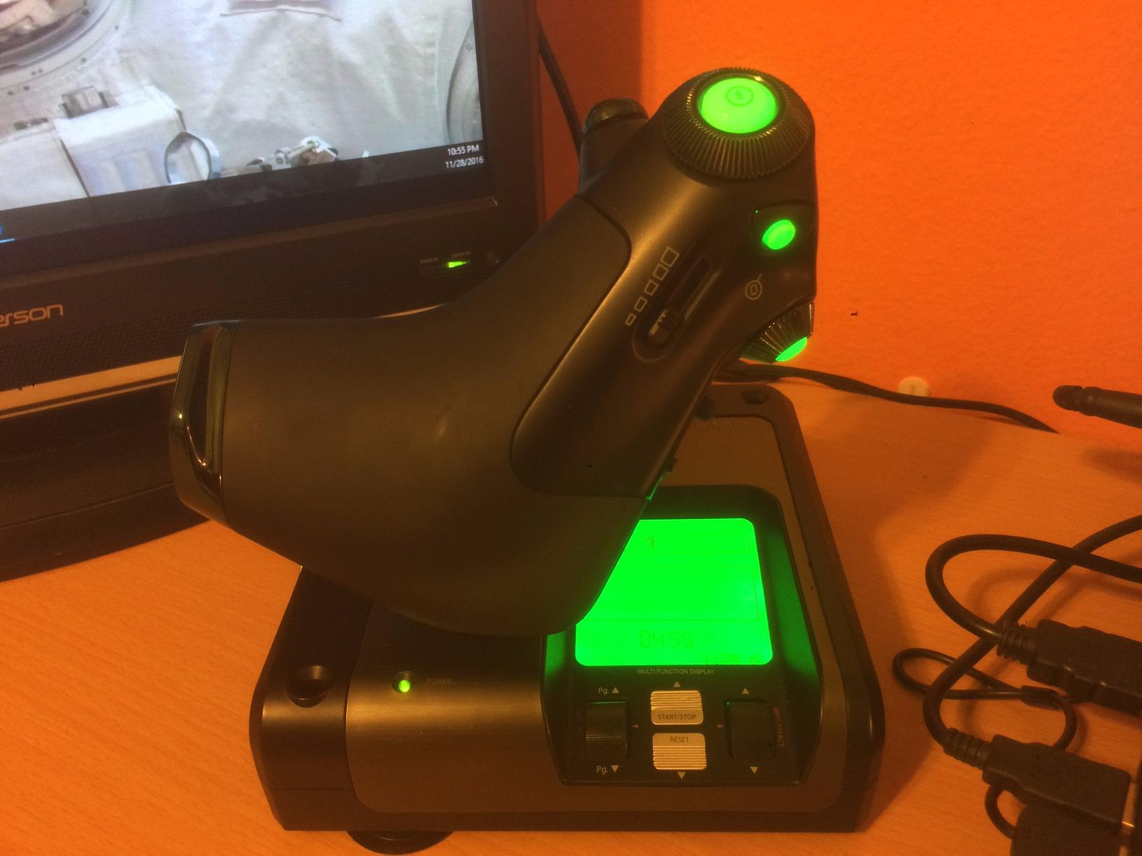 Logitech G Saitek X52 Pro Flight Control System - Black/Silver customer photo 1