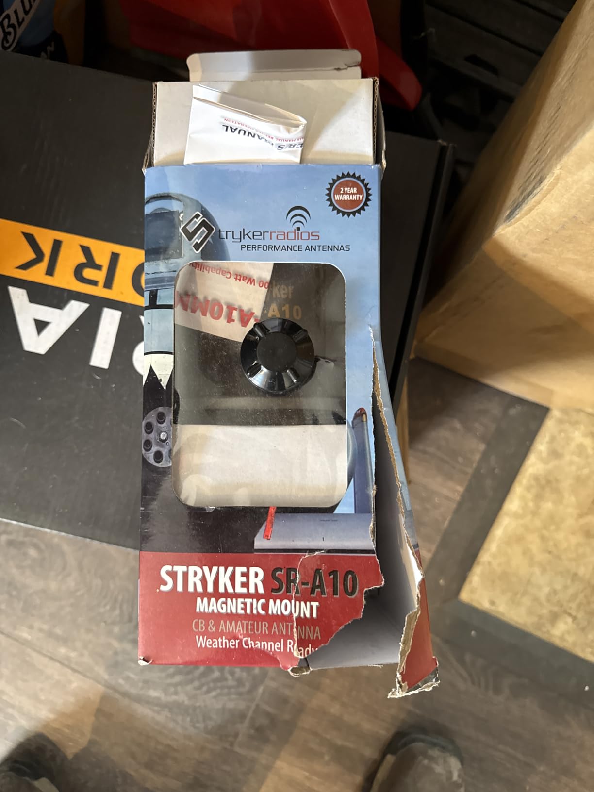 Stryker SR-A10MM Magnetic Mount CB & 10-Meter Radio Antenna customer photo 2