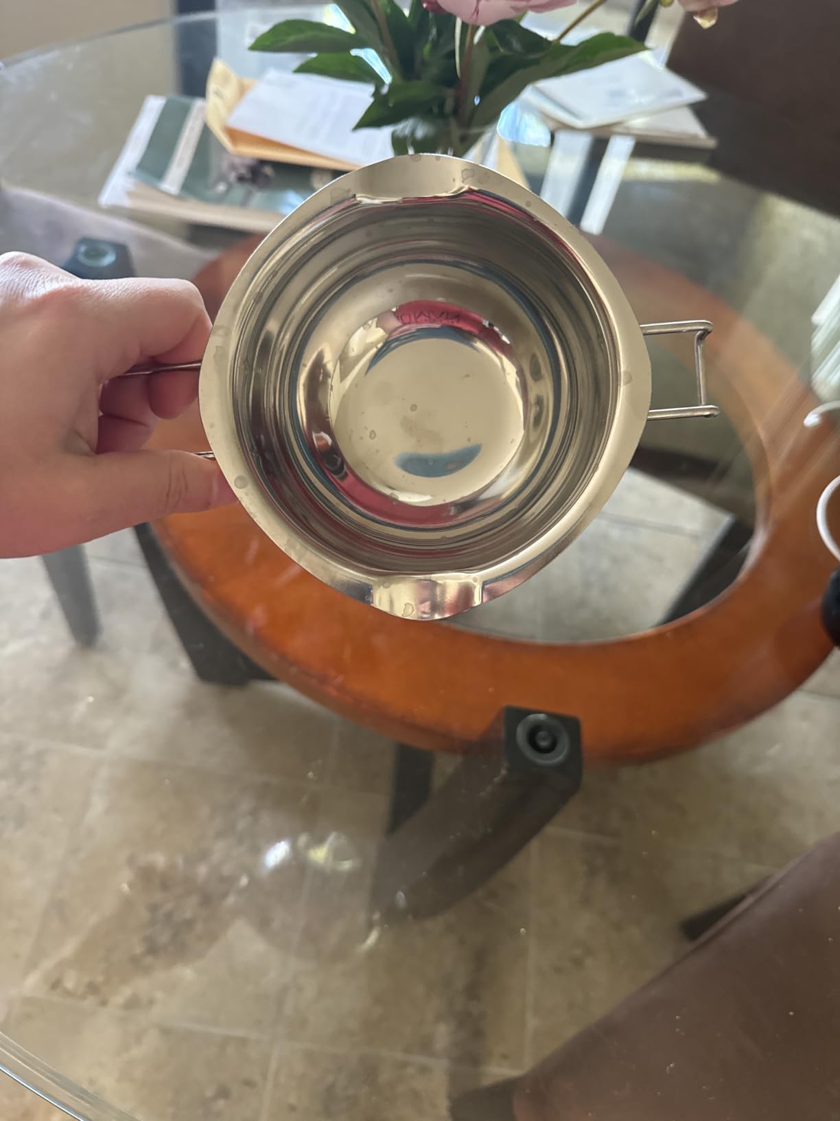 Stainless Steel Double Boiler Pot for Melting Chocolate,Candle Making 480ML customer photo 2