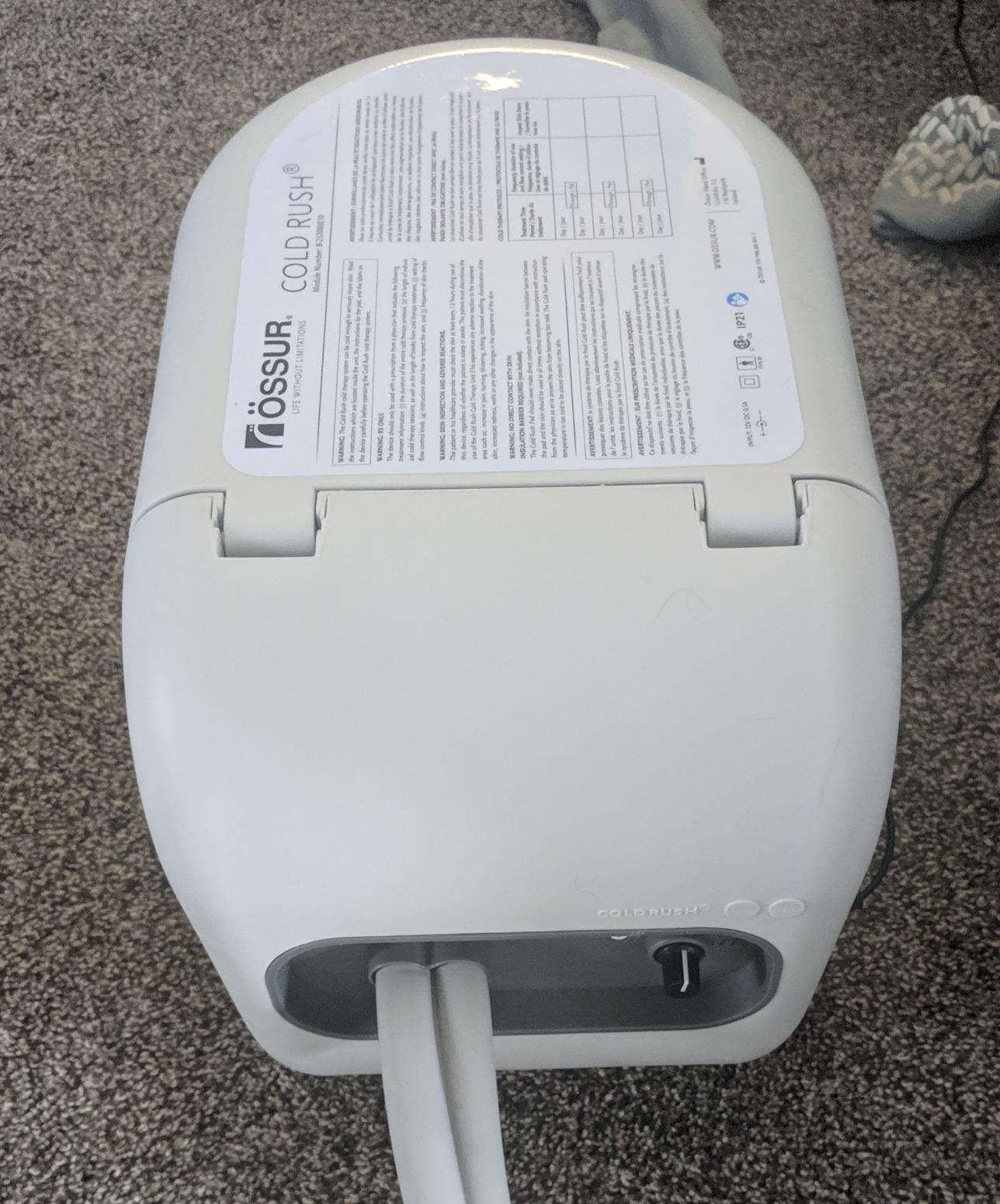 Cold Rush Therapy Ice Machine - Cryotherapy System for Pain Relief & Cold Compression - Post-Surgery & Injury Recovery - with Interchangeable Replacement Cryo Cuff Pads (with Universal Pad) customer photo 2