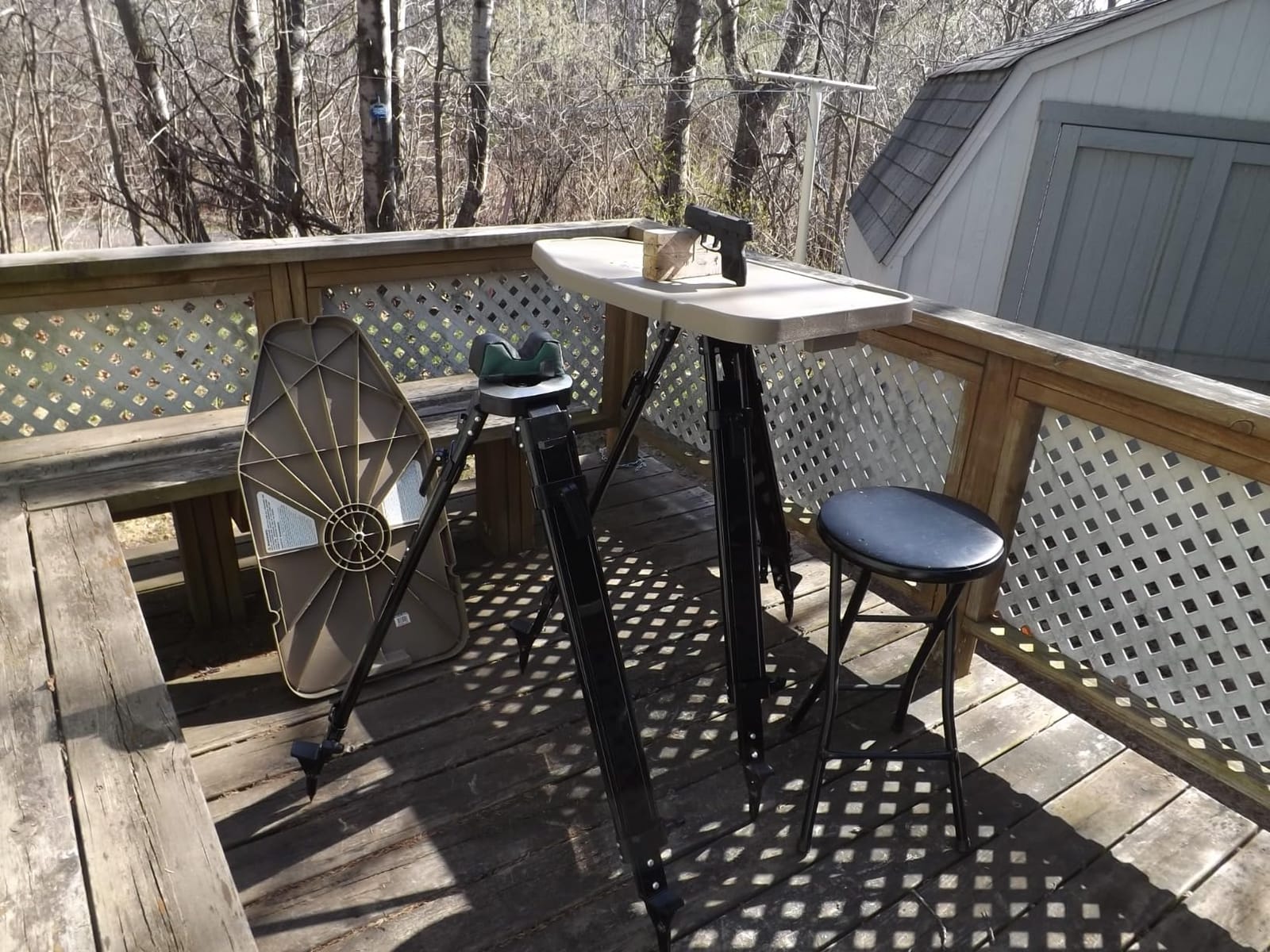 MTM HLST High-Low Shooting Table, USA Made, Dark Earth customer photo 1