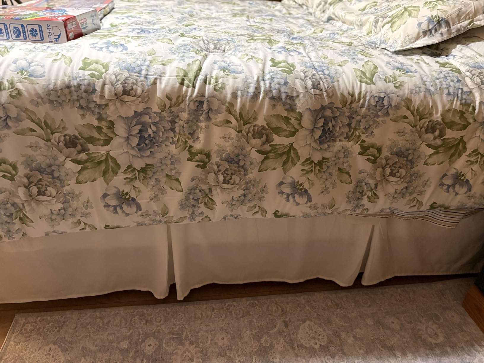 Bare Home Bed Skirt 15-Inch Drop 1800 Ultra-Soft (Queen, Grey) customer photo 2