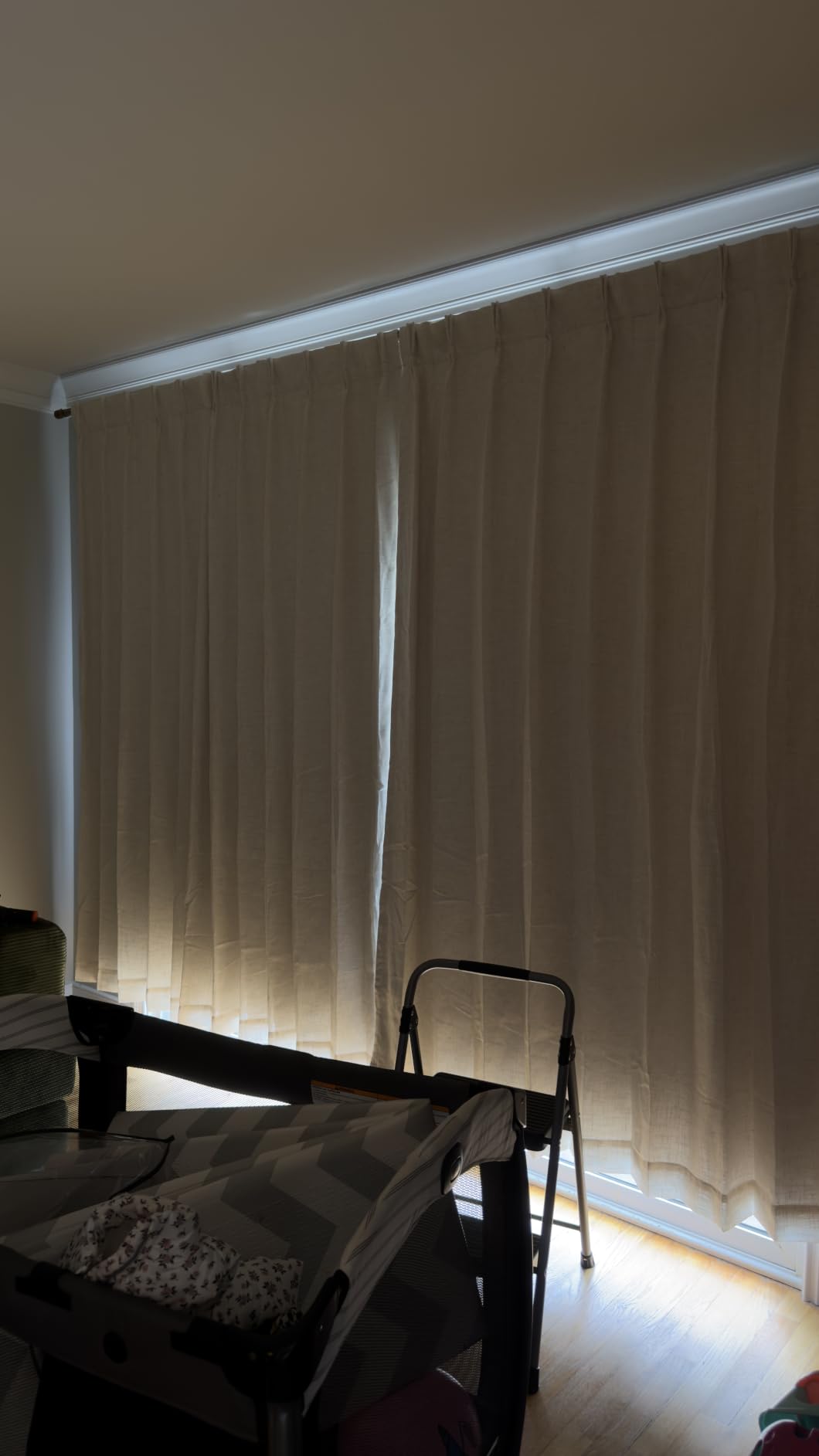 Ivilon Drapery Window Curtain Rod - End Cap Style Design 1 Inch Pole. 28 to 48 Inch Color Warm Gold customer photo 2