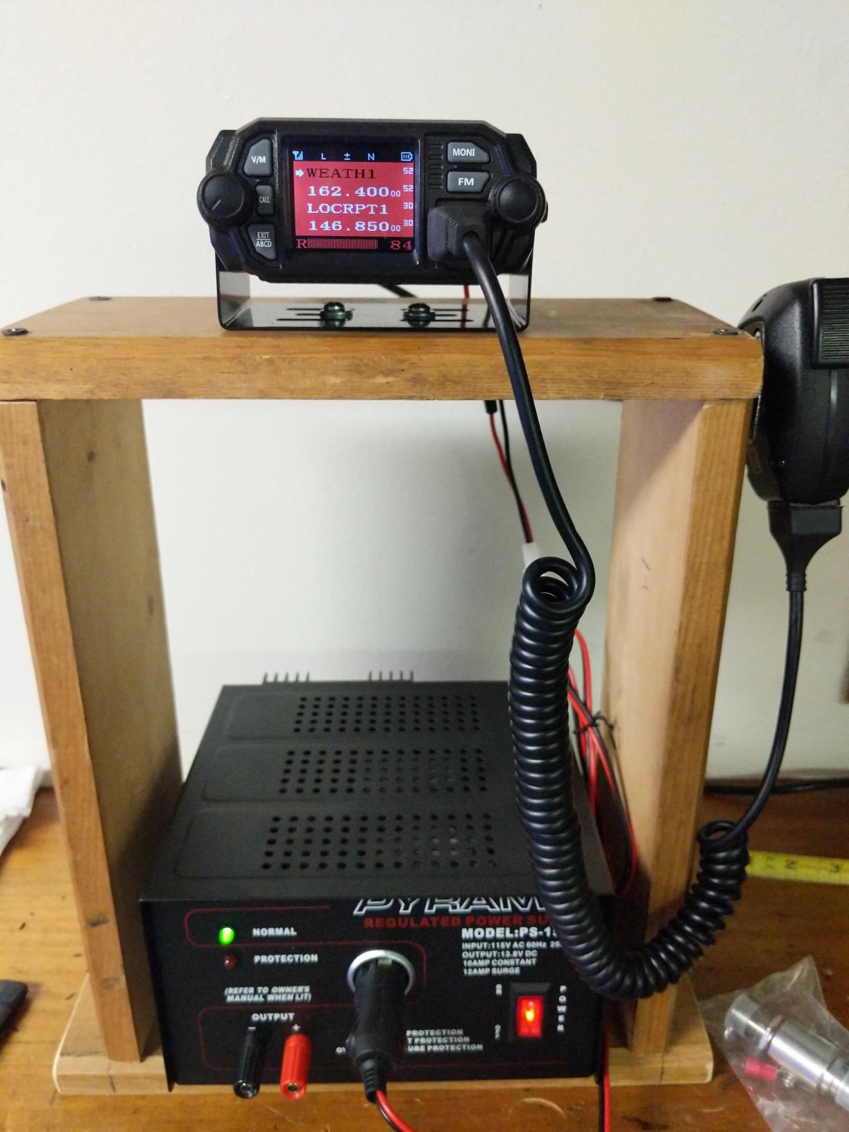 BTECH UV-25X2 (Second Gen.) Mini Mobile 25 Watt Dual Band Base, Mobile Radio: VHF, UHF Amateur (Ham) customer photo 1