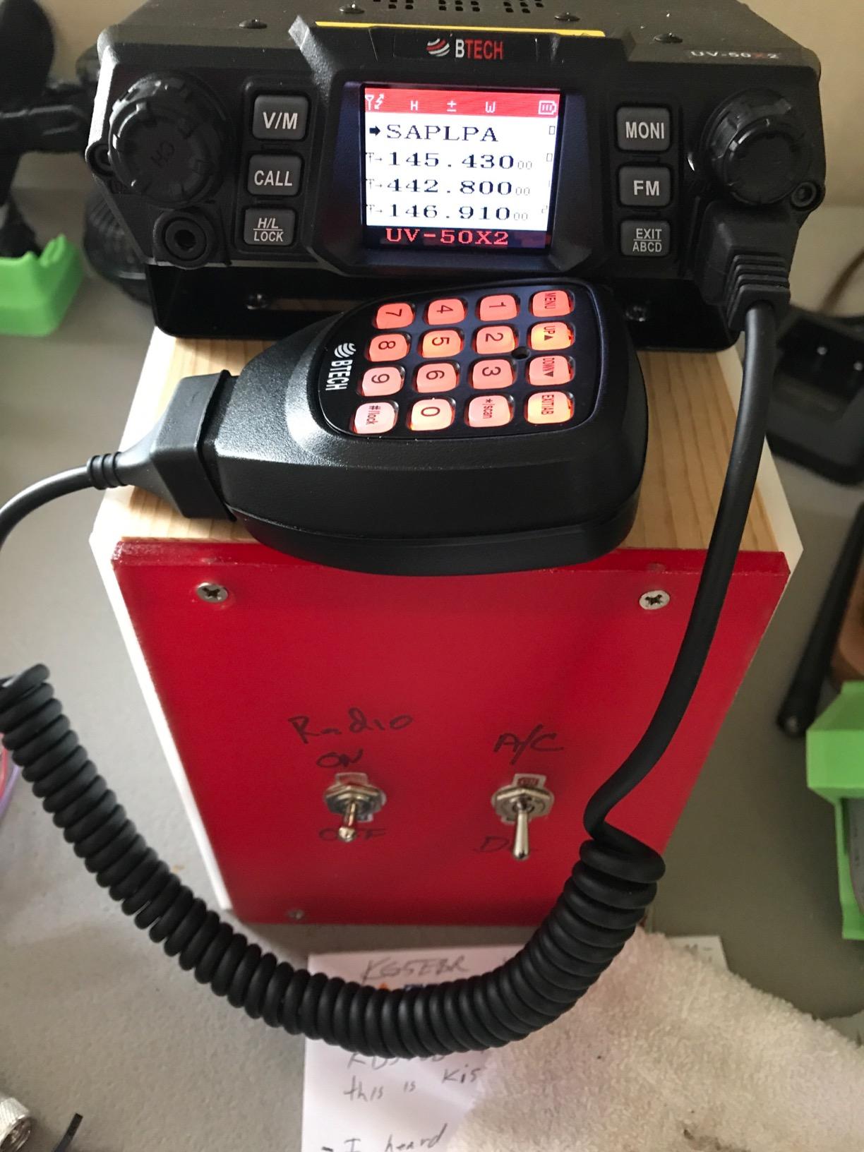 BTECH UV-50X2 (Second Gen.) Mobile 50 Watt Dual Band Base, Mobile Radio: VHF, UHF Amateur (Ham) customer photo 2