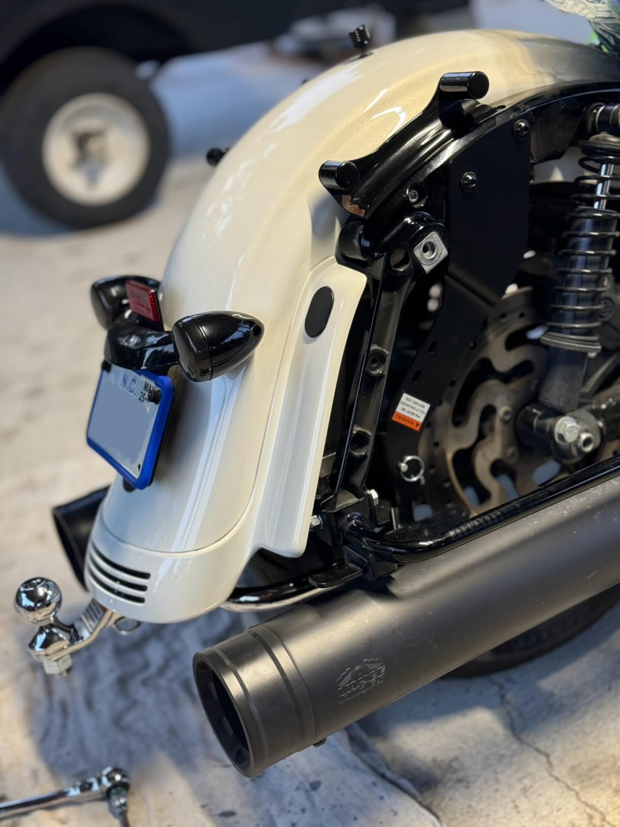 Kuryakyn 7657 Motorcycle Accessory: Receiver Hitch with 1-7/8