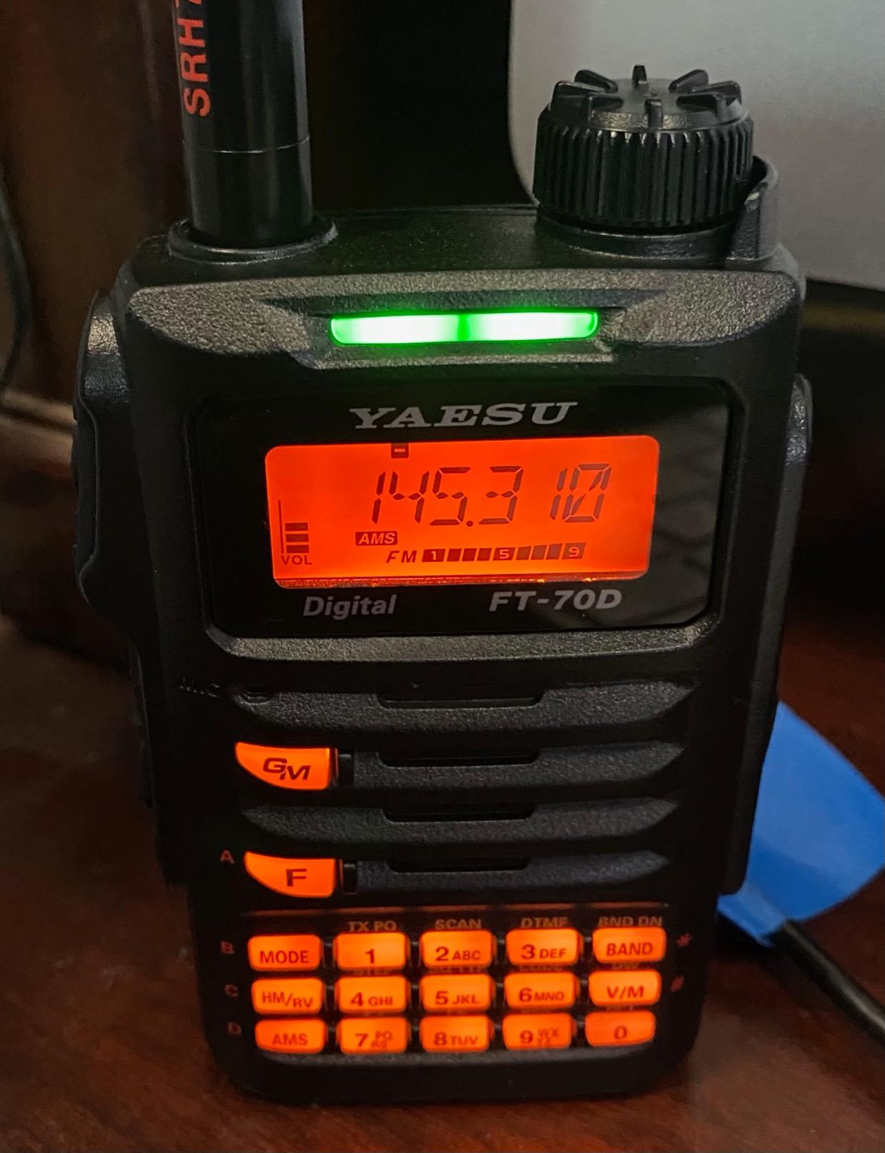 Original Yaesu FT-70DR FT-70 144/430 MHz Digital/Analog Handheld Transceiver - C4FM / FDMA - 3 Year Manufacturer Warranty customer photo 2