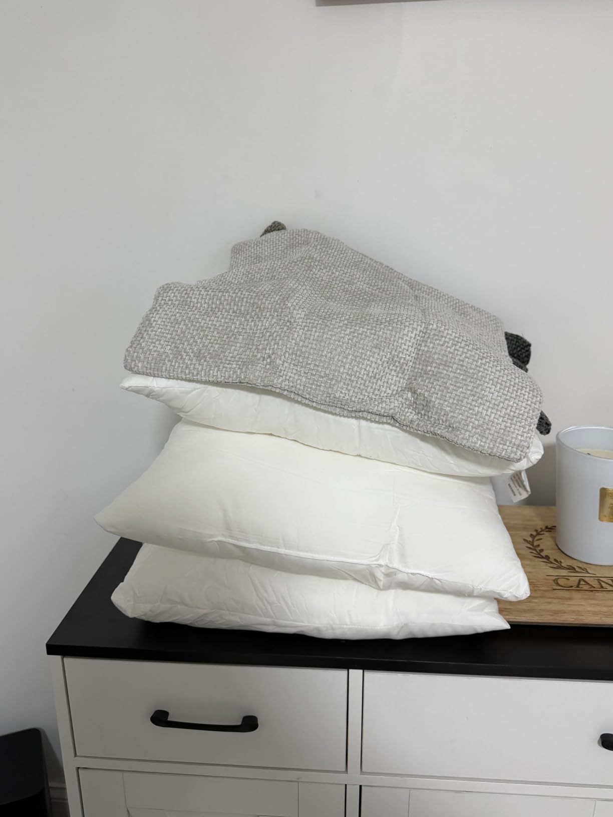 Utopia Bedding Throw Pillows, Decorative 18x18 Pillow Inserts, Set of 4 customer photo 1