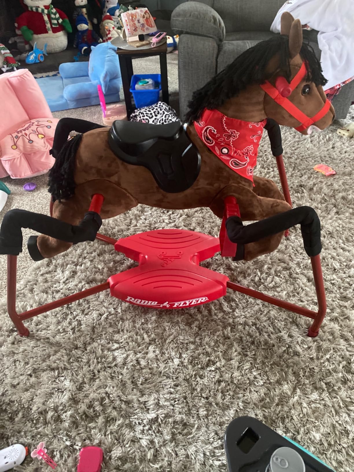 Radio Flyer Chestnut Interactive Riding Horse, for Ages 2-6, Ride On Toys customer photo 2