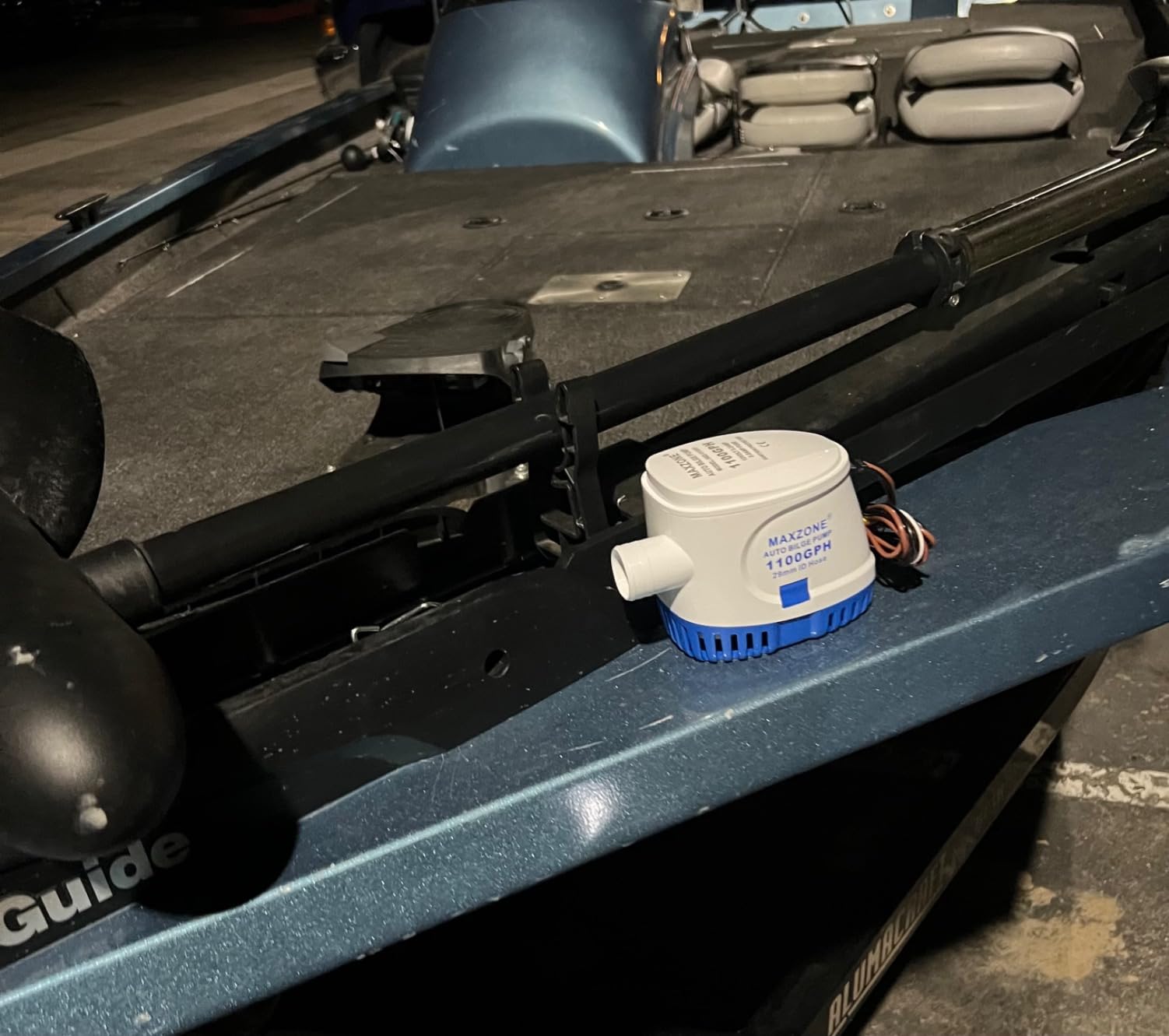 Automatic Submersible Boat Bilge Water Pump 12v 1100gph Auto with Float Switch, 1-1/8