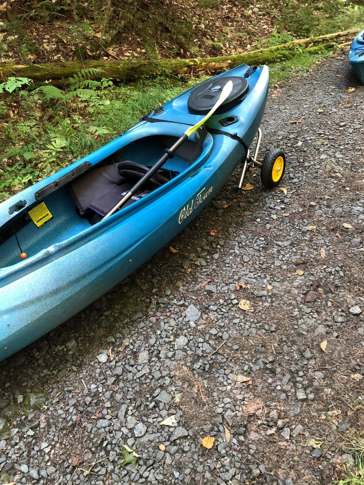 Bonnlo Boat Kayak Canoe Cart Carrier Dolly Trailer Tote Trolley Transport Kayak Accessories Large with 20x2mm Aluminum Pipe Double Kickstands, Inflation Free Solid Tire Wheels, 2 Ratchet Straps customer photo 1