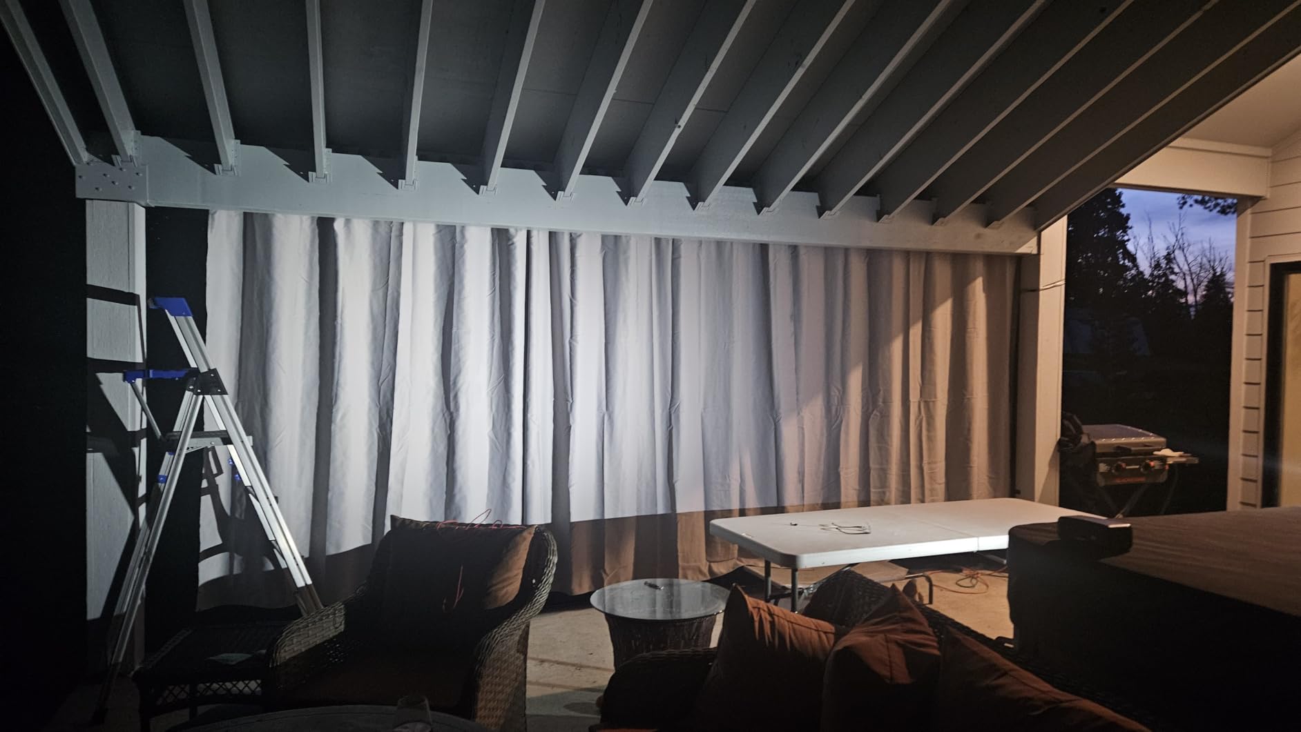 RYB HOME Outdoor Curtains for Patio Waterproof Privacy Thermal Insulated customer photo 2