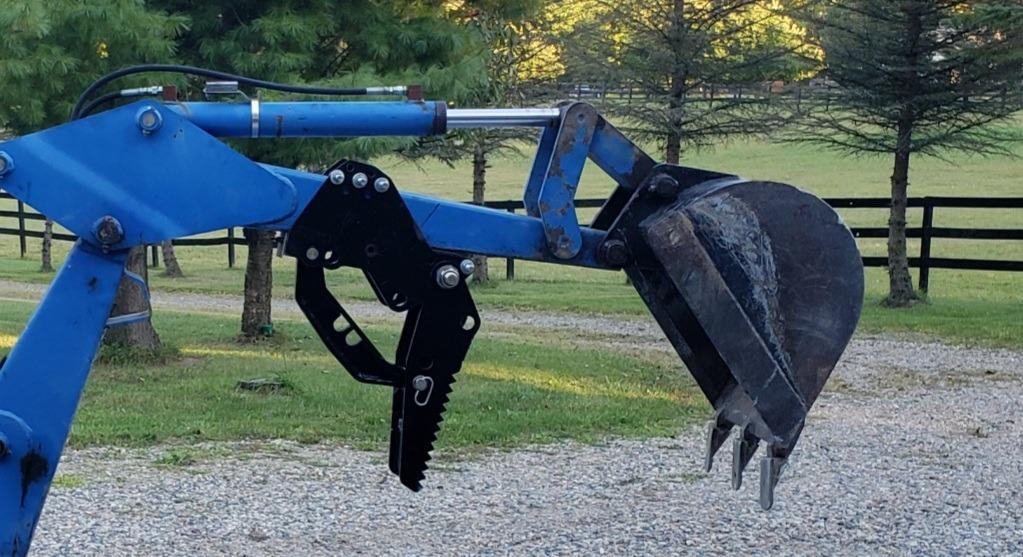 ECOTRIC Backhoe Thumb Excavator Attachment Boom Width Compatible with Woods customer photo 2