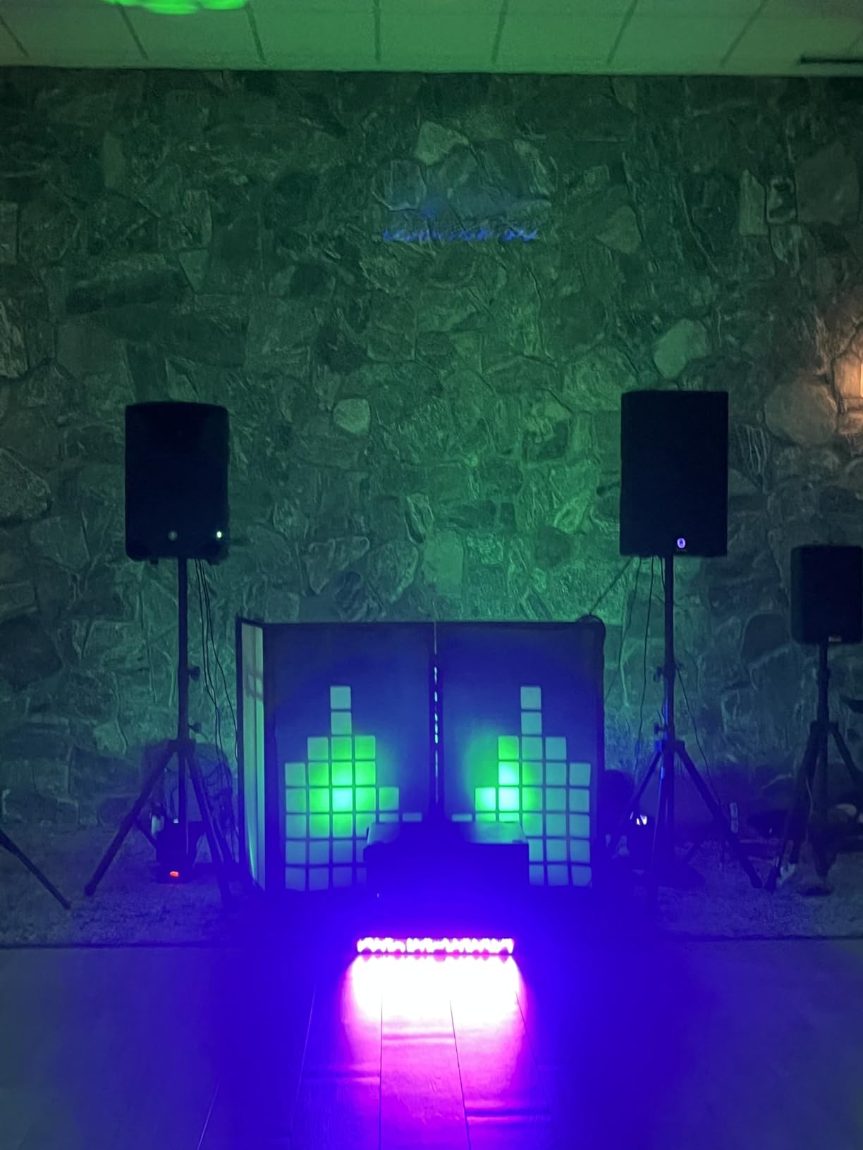U`King LED Moving Head Light, 25W Moving Head DJ Lights with 7 GOBO 7 Color and Open White Stage Lighting by DMX and Sound Activated Spotlight for Parties Wedding Church Live Show KTV Club (Set of 4) customer photo 2