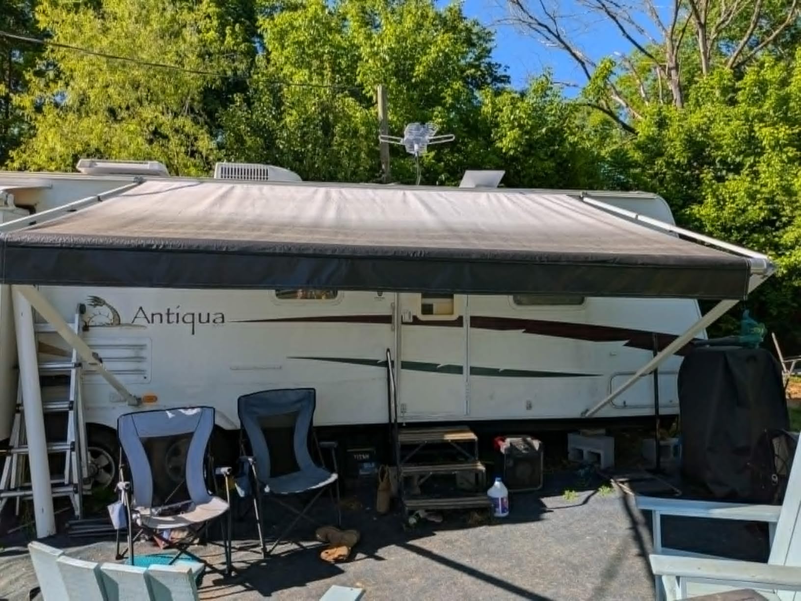 PBD Amplified Outdoor TV Antenna for Local Channels, 360° Remote Rotation customer photo 2