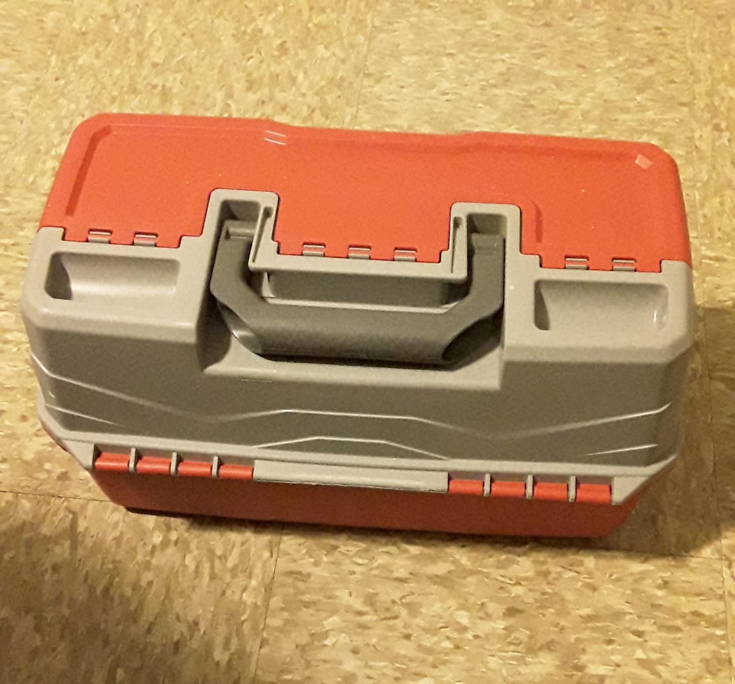 Flambeau Outdoors 6383 3-Tray Tackle Box, 32 Compartments, Red and Gray customer photo 2