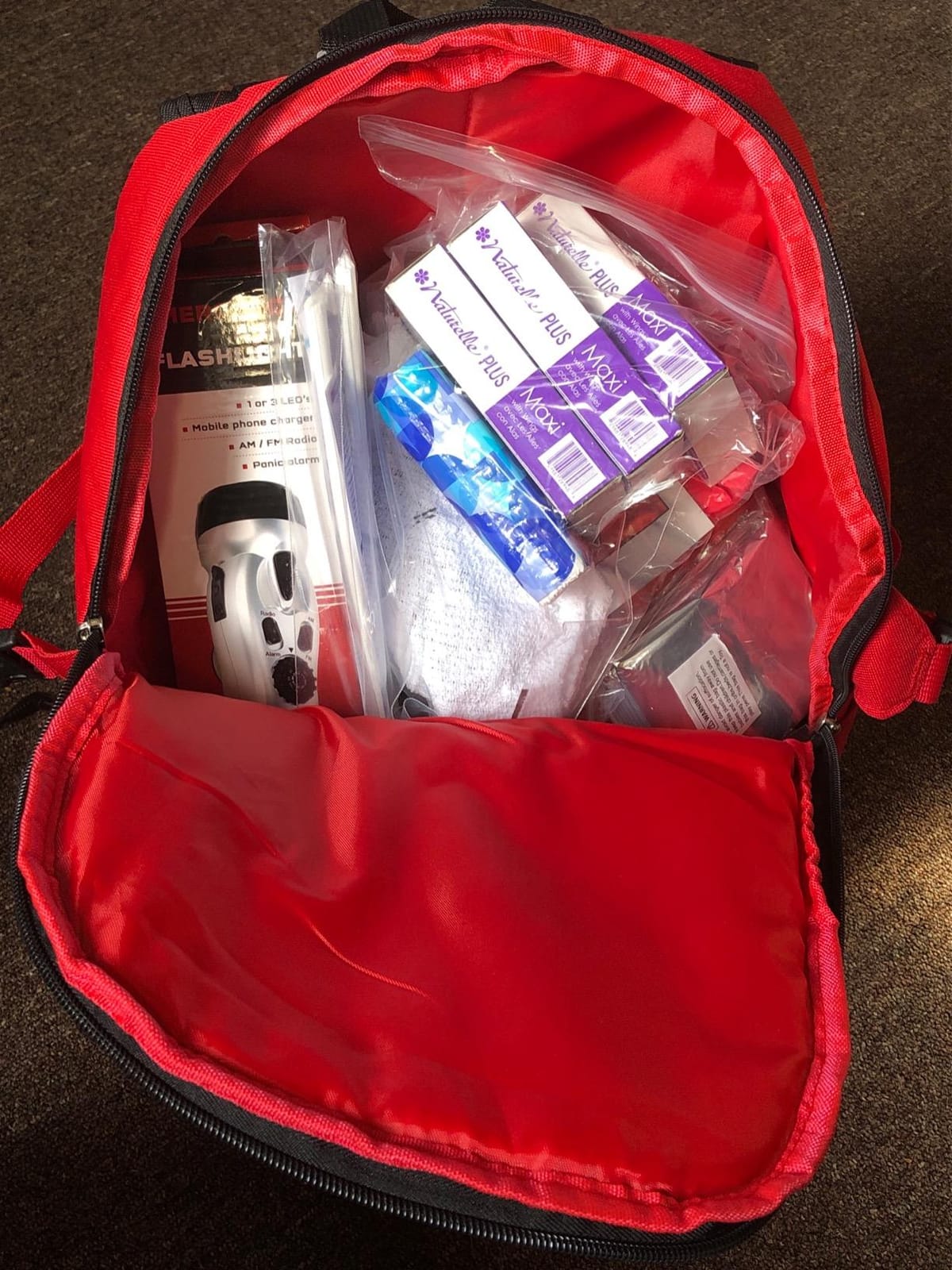 Complete Earthquake Bag - 3 Day Emergency kit for Earthquakes, Hurricanes, Wildfires, Floods + Other disasters customer photo 2
