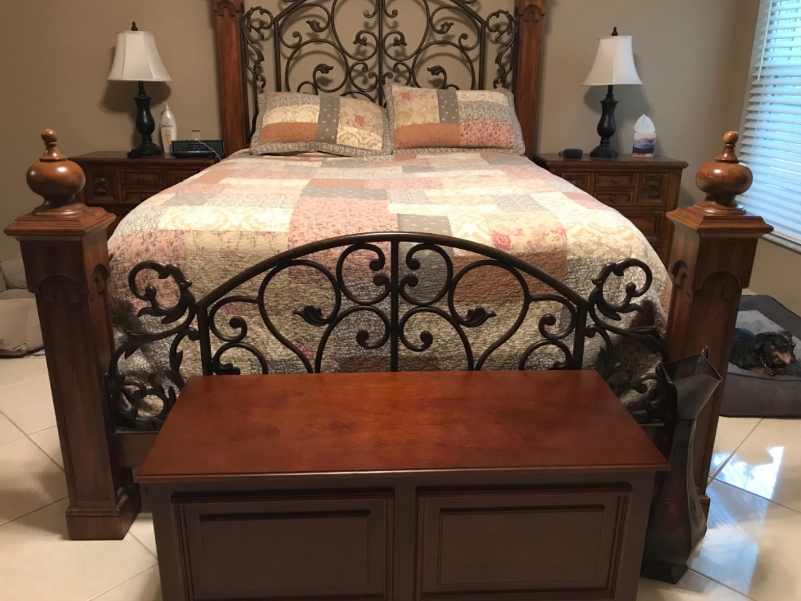 Powell Furniture Chadwick Cedar Chest, Cherry, customer photo 2