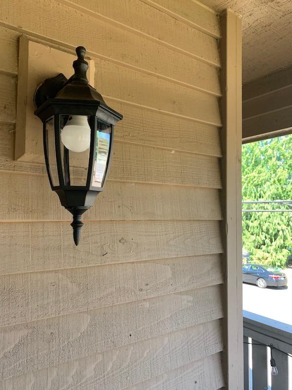 EMART Plastic Outdoor Wall Light Fixtures, Porch Sconces(2 Pack, Black) customer photo 1