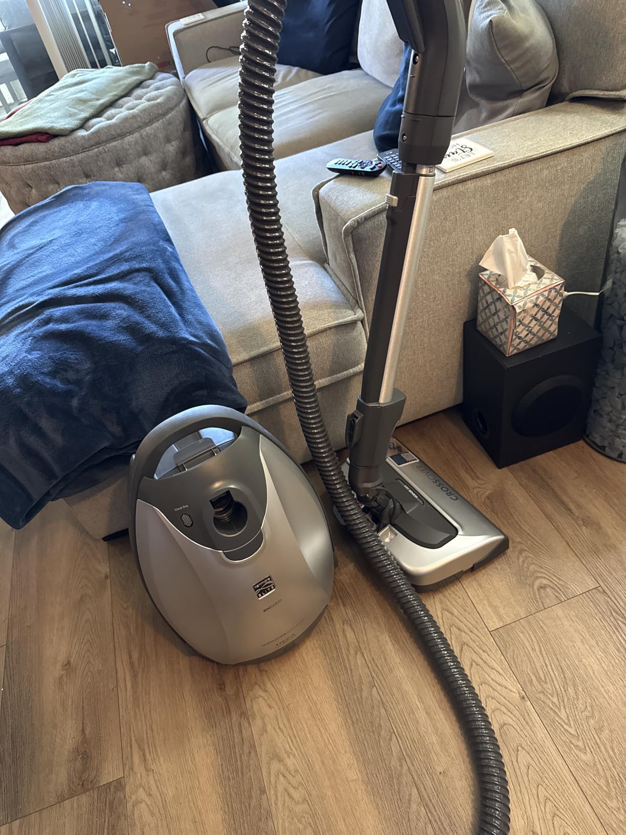 Kenmore 81414 400 Series Pet Friendly Lightweight Bagged Canister Vacuum with Extended Telescoping Wand, HEPA, Retractable Cord, and 4 Cleaning Tools-Red customer photo 2