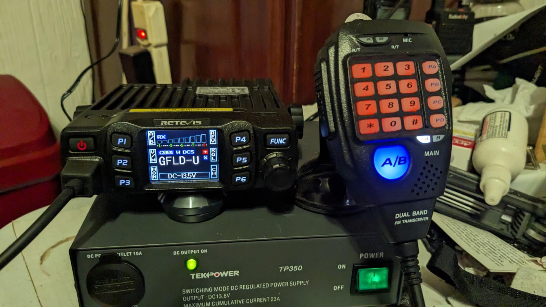 Retevis RT95 Mobile Ham Radio, 2m/70cm Dual Band Mobile Ham Radio Kit customer photo 1