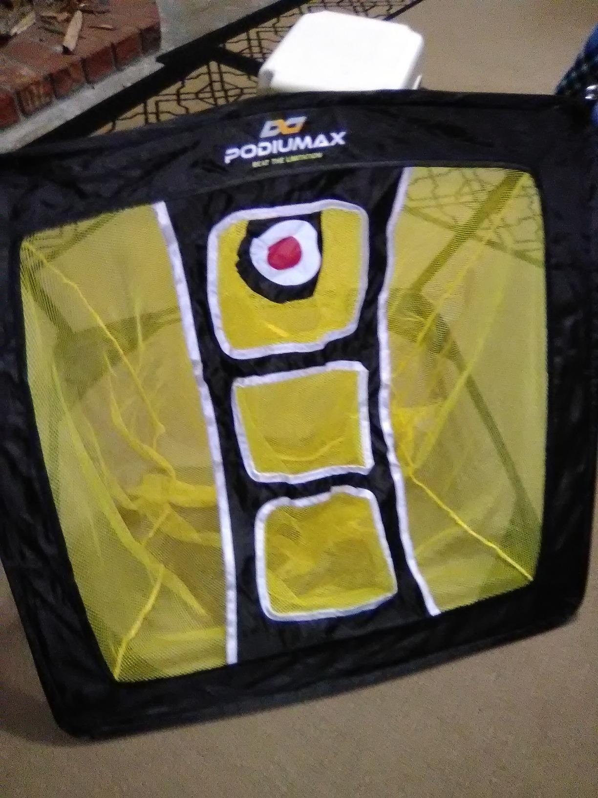 PodiuMax Pop-Up Golf Chipping Net, Improve Swing Accuracy for Backyard | Built to Last, 3 Target Zones, Great for Short, Mid & Long-Range Chips, Auto Ball Collection, Portable & Easy Setup customer photo 1