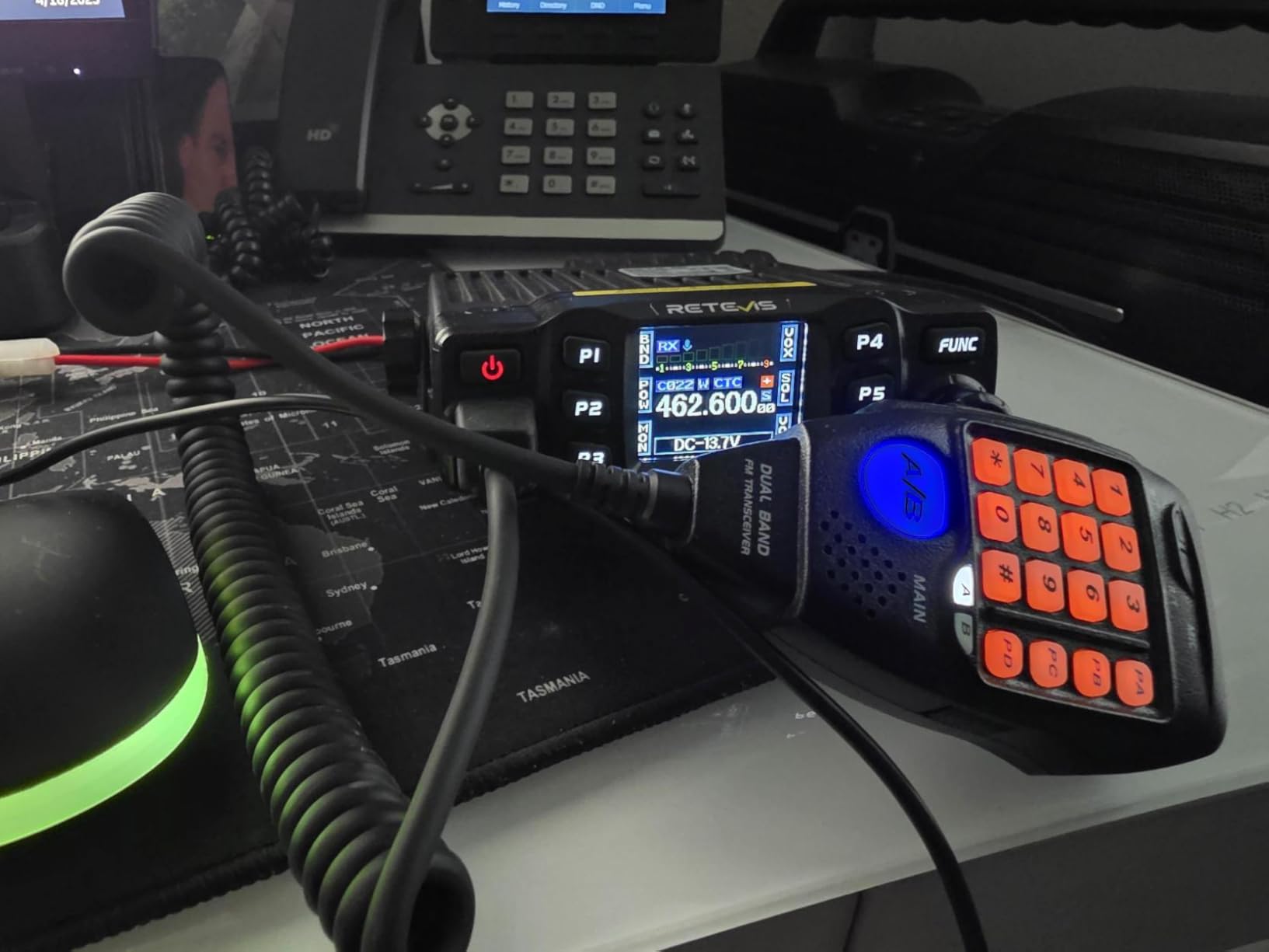 Retevis RT95 Dual Band Mobile Radio, Ham Radio Base Station Starter kit customer photo 1