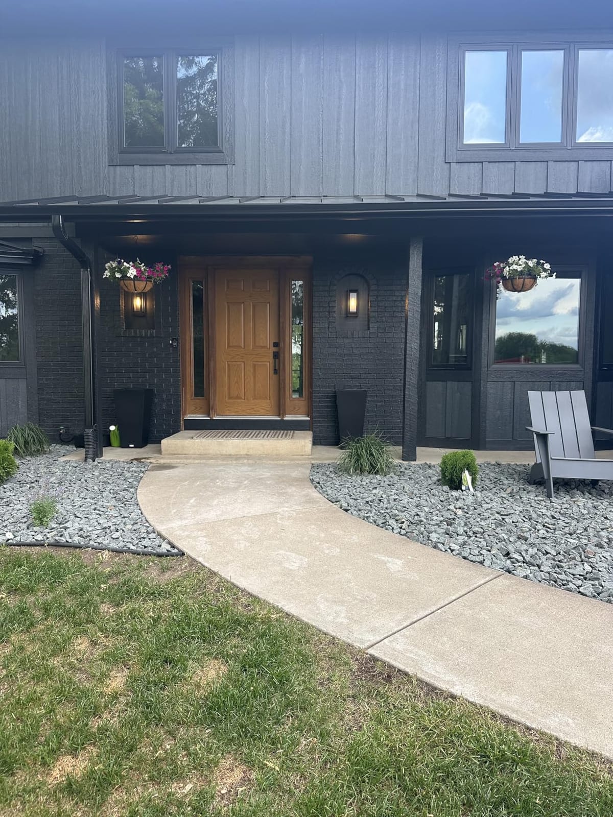 Veradek Pure Series Taper Planter - Tall Tapered Outdoor Planter with Shelf customer photo 2