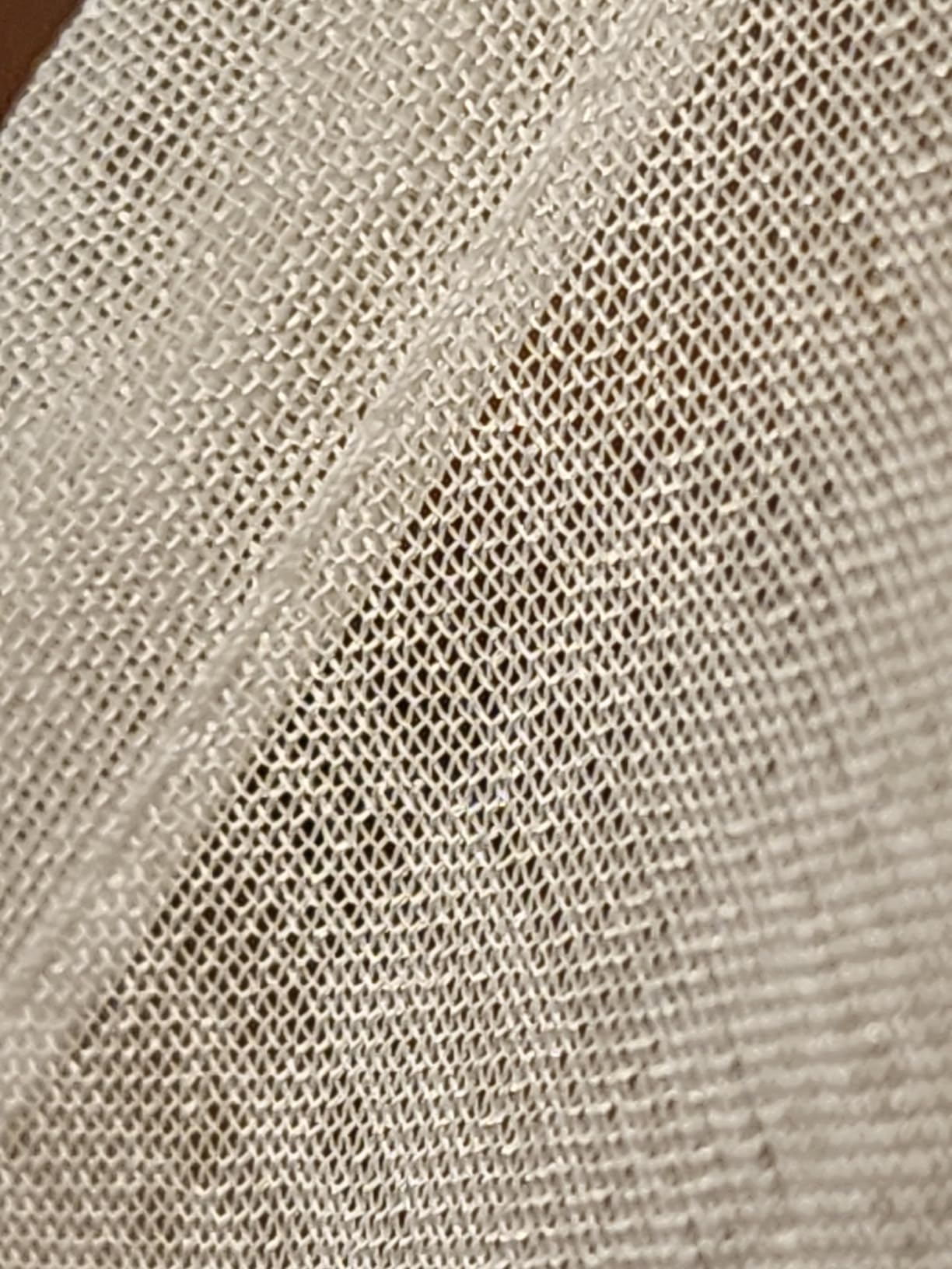 DWCN White Sheer Curtains Linen Look Semi Transparent Voile Grommet White Curtains for Living Dining Room Drapes 52 x 84 Inch Long, Set of 2 Panels customer photo 2