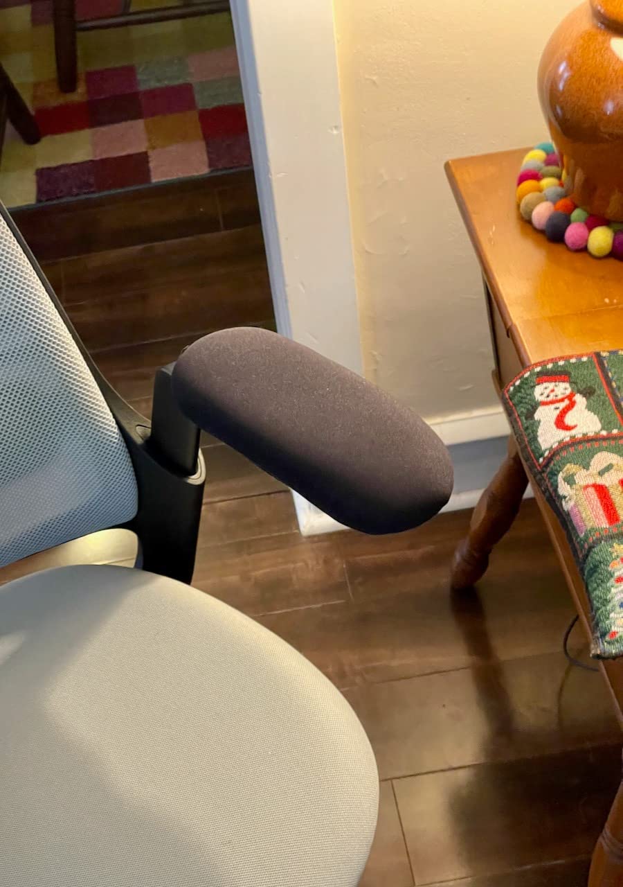 Steelcase Series 1 Office Chair - Ergonomic Work Chair with Wheels for Carpet - Helps Support Productivity - Weight-Activated Controls, Back & Arm Support - Easy Assembly - Nickel customer photo 2