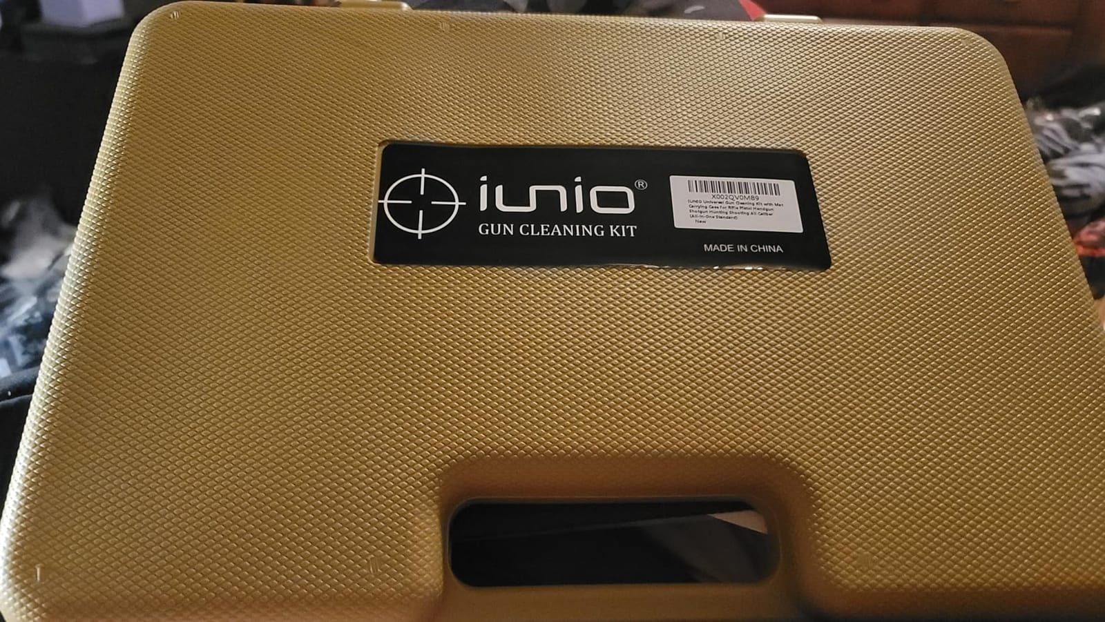iunio Gun Cleaning Kit, Universal Gun Cleaning Kit for All Caliber Shotgun Pistol Rifle Cleaning Kit with Mat Portable Case customer photo 2