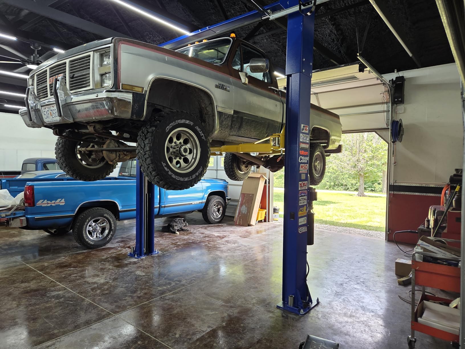 APlusLift HW-10KOH-A 10000LB Two Post Overhead Car Lift 3 Year Warranty customer photo 2