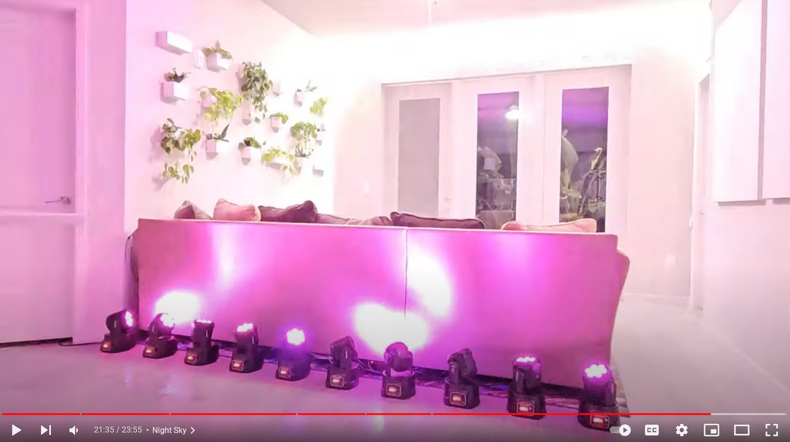 Moving Head Light 7 x 10W LED 4 in 1 RGBW Stage Lighting DJ Lights customer photo 2