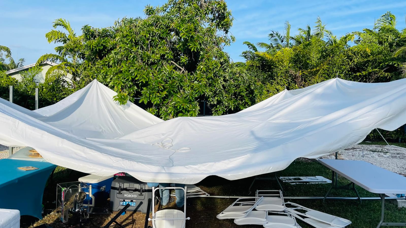 Party Tents Direct 20' x 30' Standard Canopy Pole Tent, White Top customer photo 2
