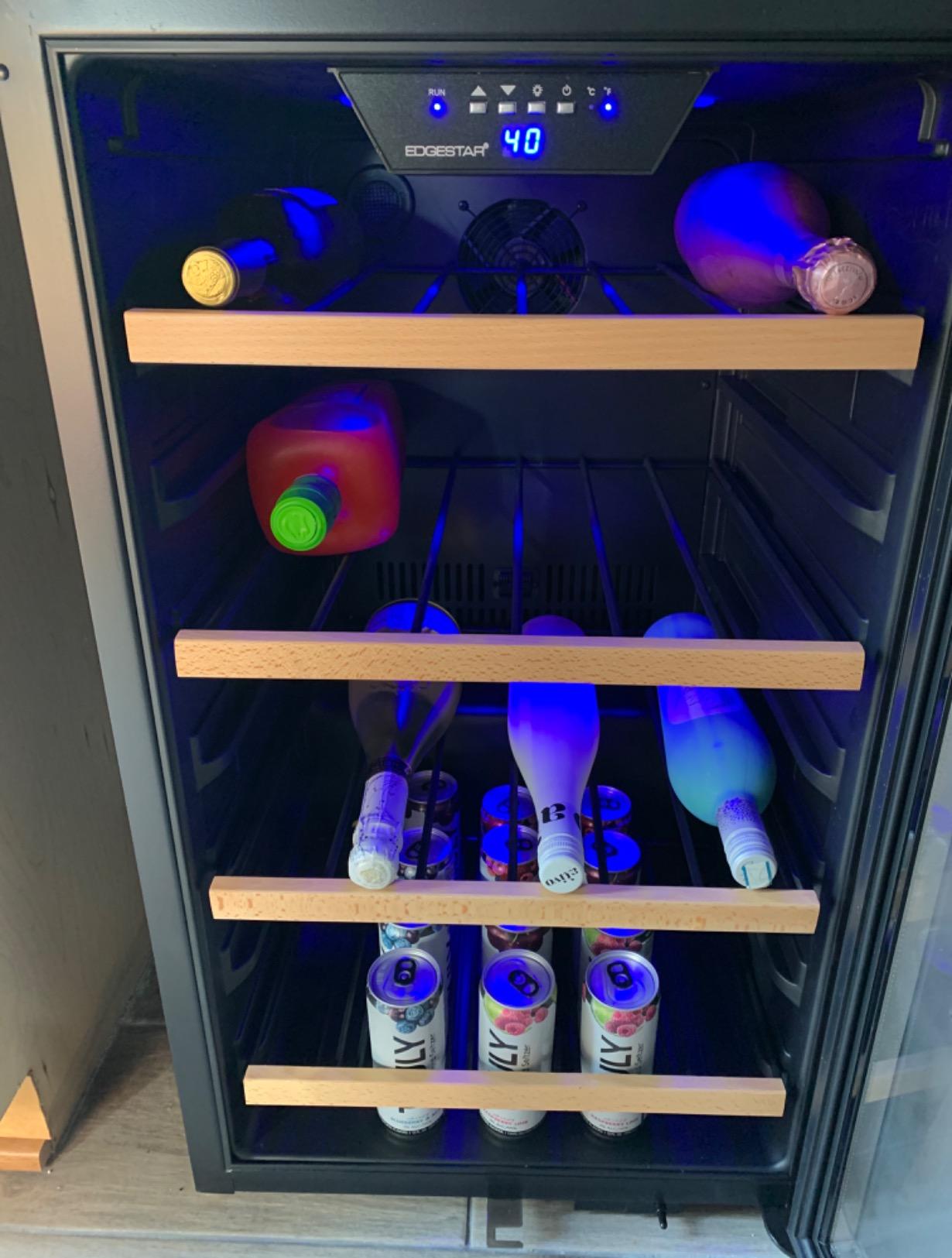 EdgeStar CWF440SZ 20 Inch Wide 44 Bottle Capacity Free Standing Wine Cooler with Reversible Door and LED Lighting customer photo 1