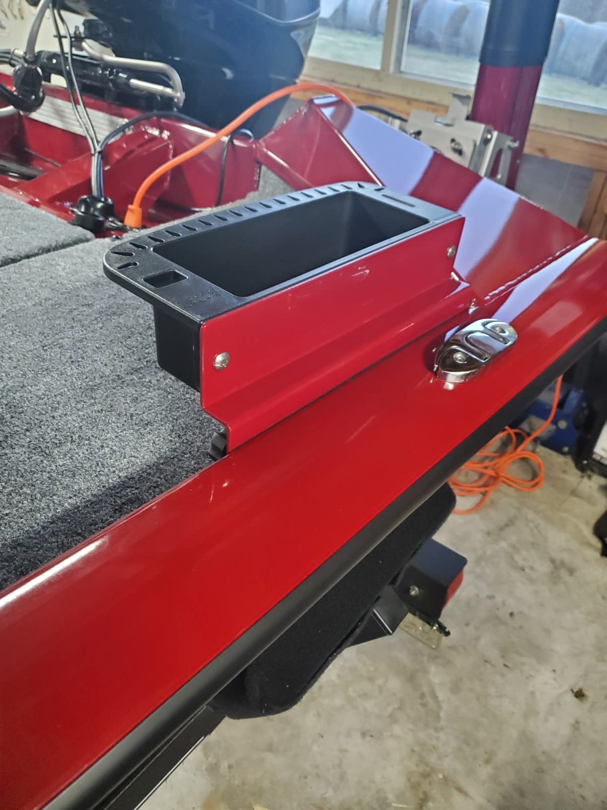 Brocraft 90 Degree Boat Track Tool Holder, Marine Storage Caddy for Versatrack, Lund Sport Track, Lowe & Ranger Boat Gunnel Track customer photo 2