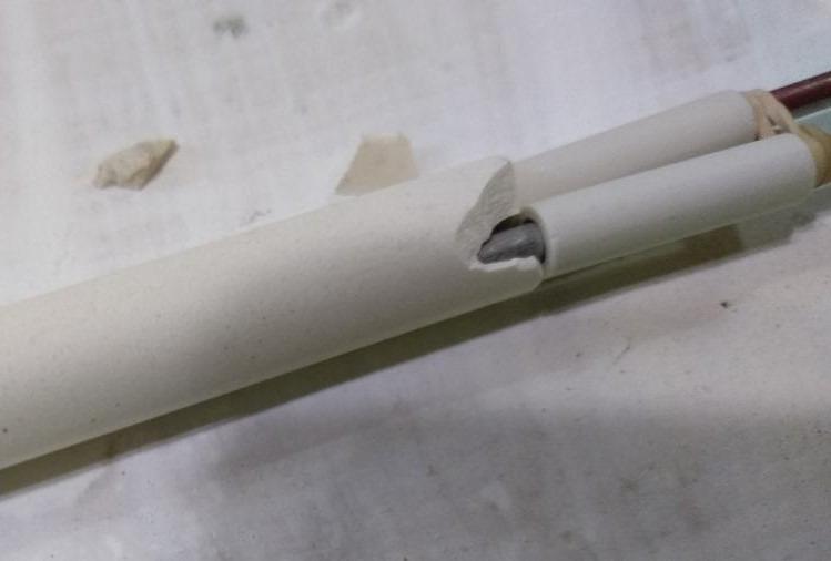Skutt Kiln Thermocouple Type K, 8-Gauge Replacement Kiln Part SK1515 customer photo 2