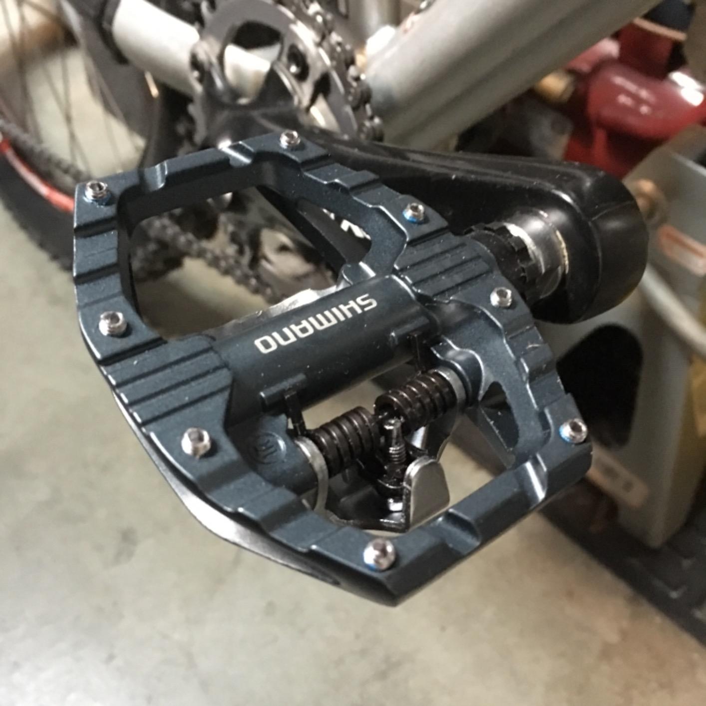 SHIMANO PD-EH500 SPD & Flat Dual Sided Bike Pedal for Indoor Cycling & Urban Riding customer photo 1