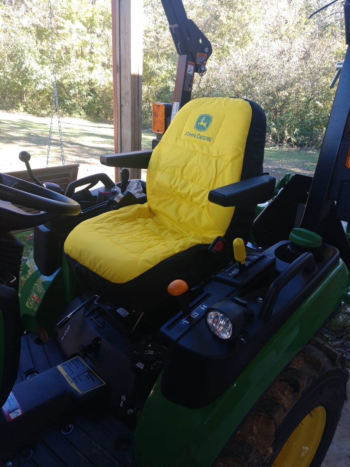 John Deere Seat Cover - Cut (1025 & 2025) LP68694 customer photo 2