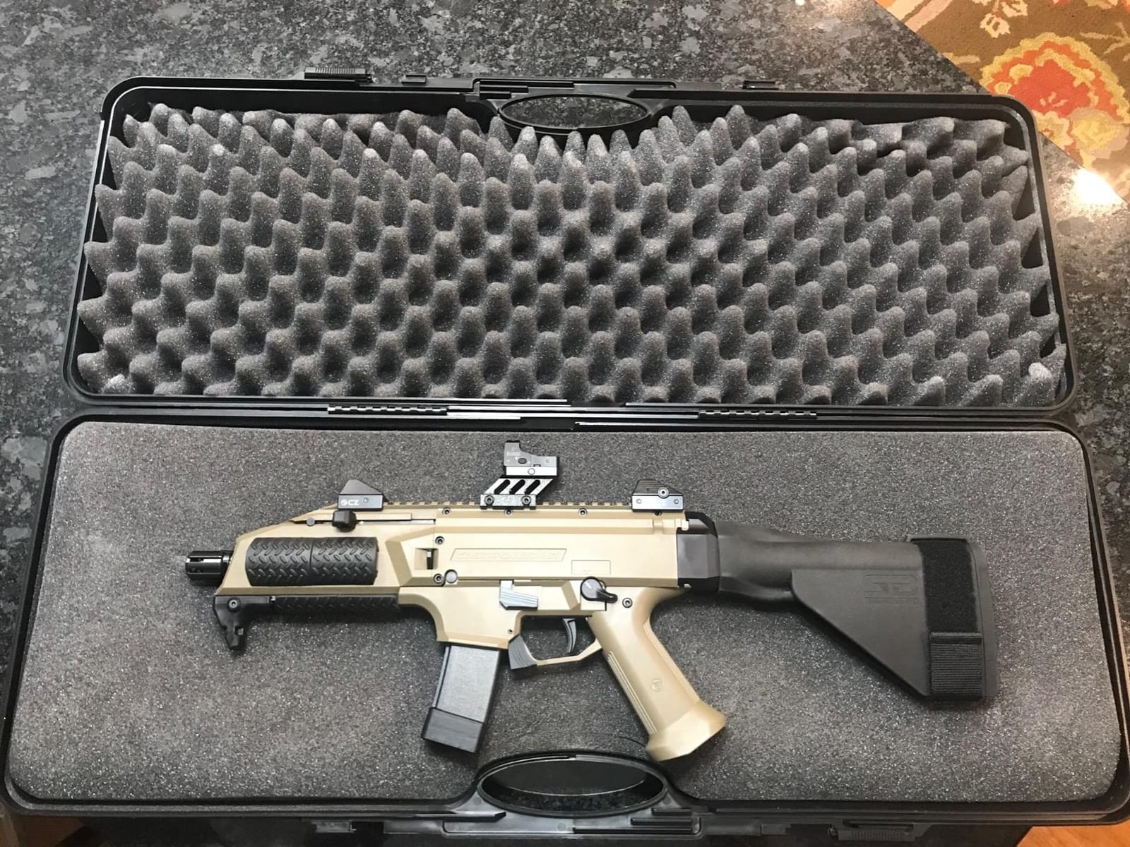 Merdia Gun Case Precision Hard Locking Rifle Cases Ultra Protective Case Intensive Convoluted Foam Shot Gun Case | AR Accessories | Rifle Bag | Hard Gun Cases for Rifles | Shotgun Case customer photo 1