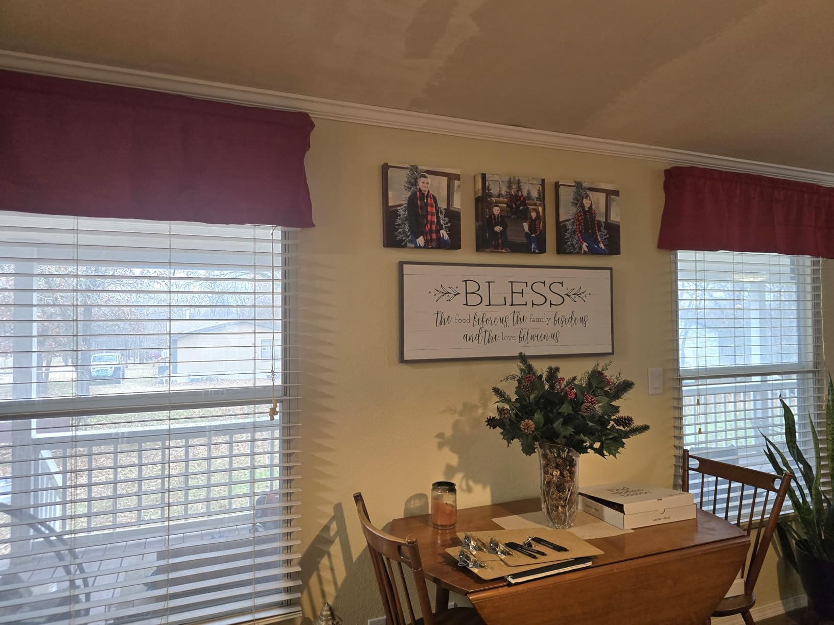 DWCN Grey Rod Pocket Valance for Windows 52 x 18 Inch, 1 Panel customer photo 1
