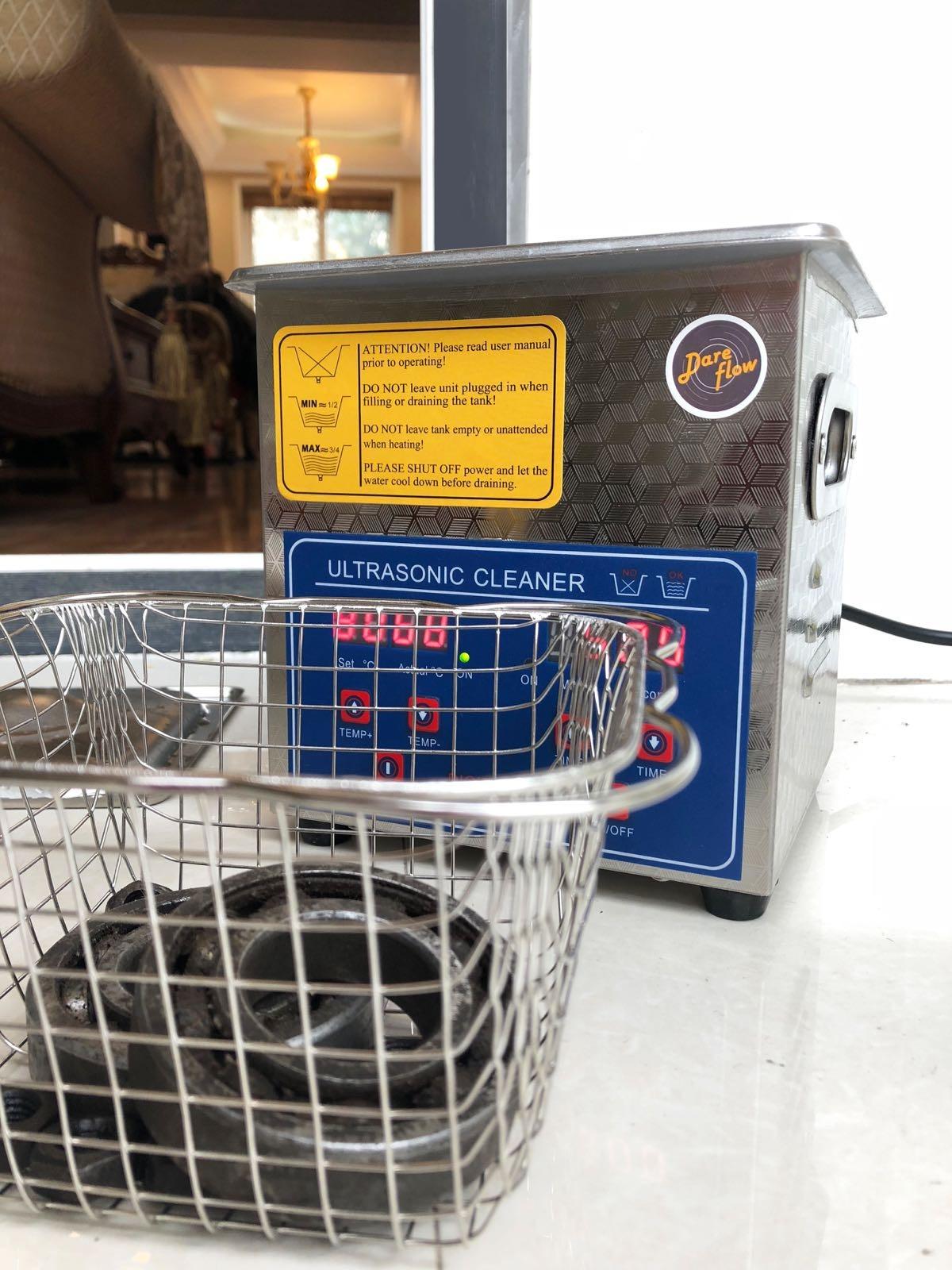 2L Ultrasonic Carburetor Cleaner, Heated Parts Washer with Gloves customer photo 2
