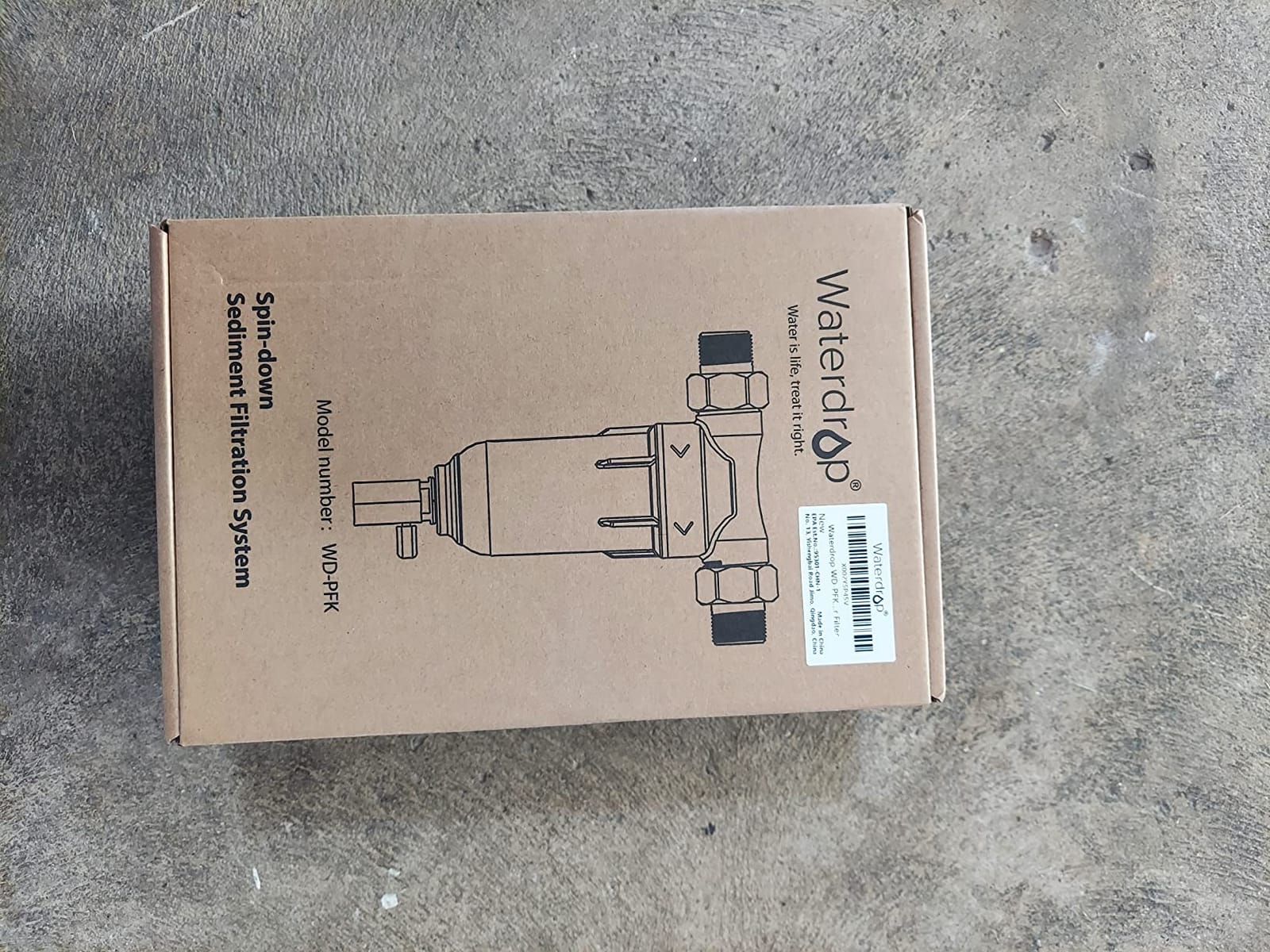 Waterdrop BG102 Mega Spin Down Sediment Filter, 50 + 100 Micron Filter customer photo 2