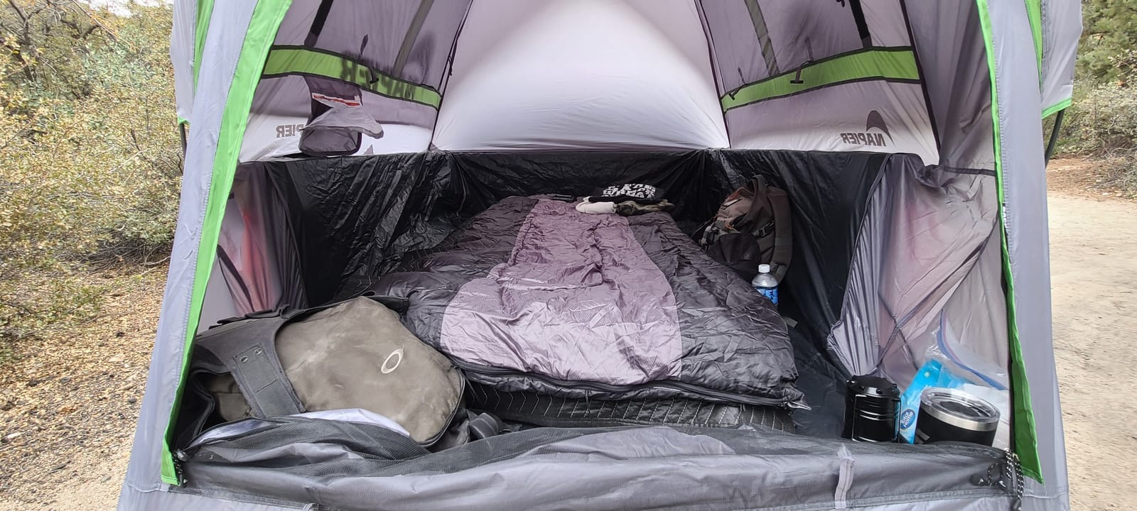 Napier Backroadz Truck Tent | Pickup Truck Bed Camping Tent | Rainfly for Water Protection | Sturdy and Spacious 2-Person Truck Tent | Easy 10-Minute Setup | Gray/Green customer photo 2