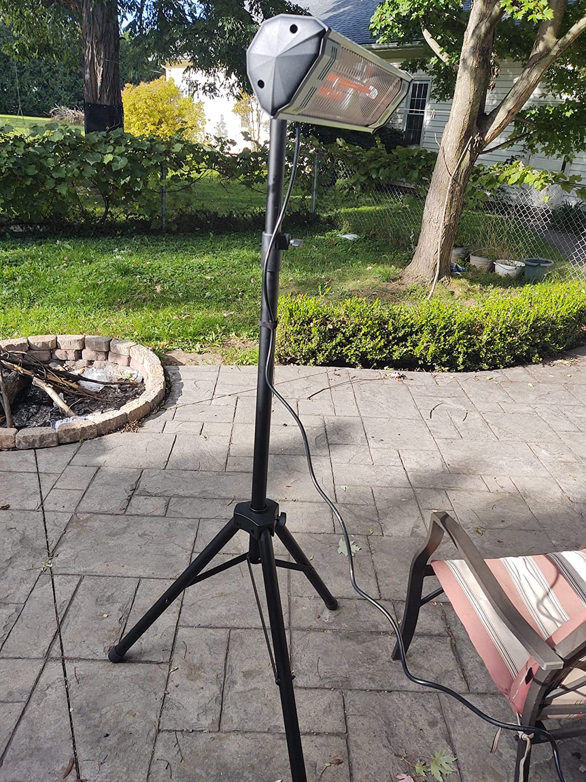 Heat Storm HS-1500-TT Infrared, 7 ft Cord, Tripod + Heater, Black customer photo 2