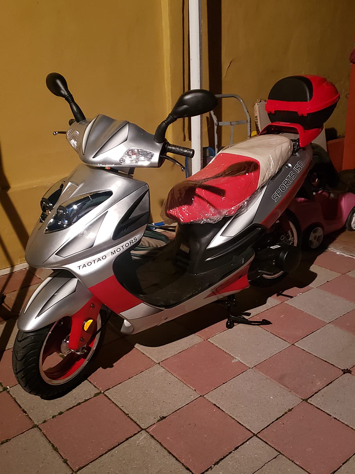 HHH 150cc Scooter Vienna 150 Fully Automatic CVT Gas Powered 150cc Moped LANCER150 Eagle with GY6 Engine (Black) customer photo 1
